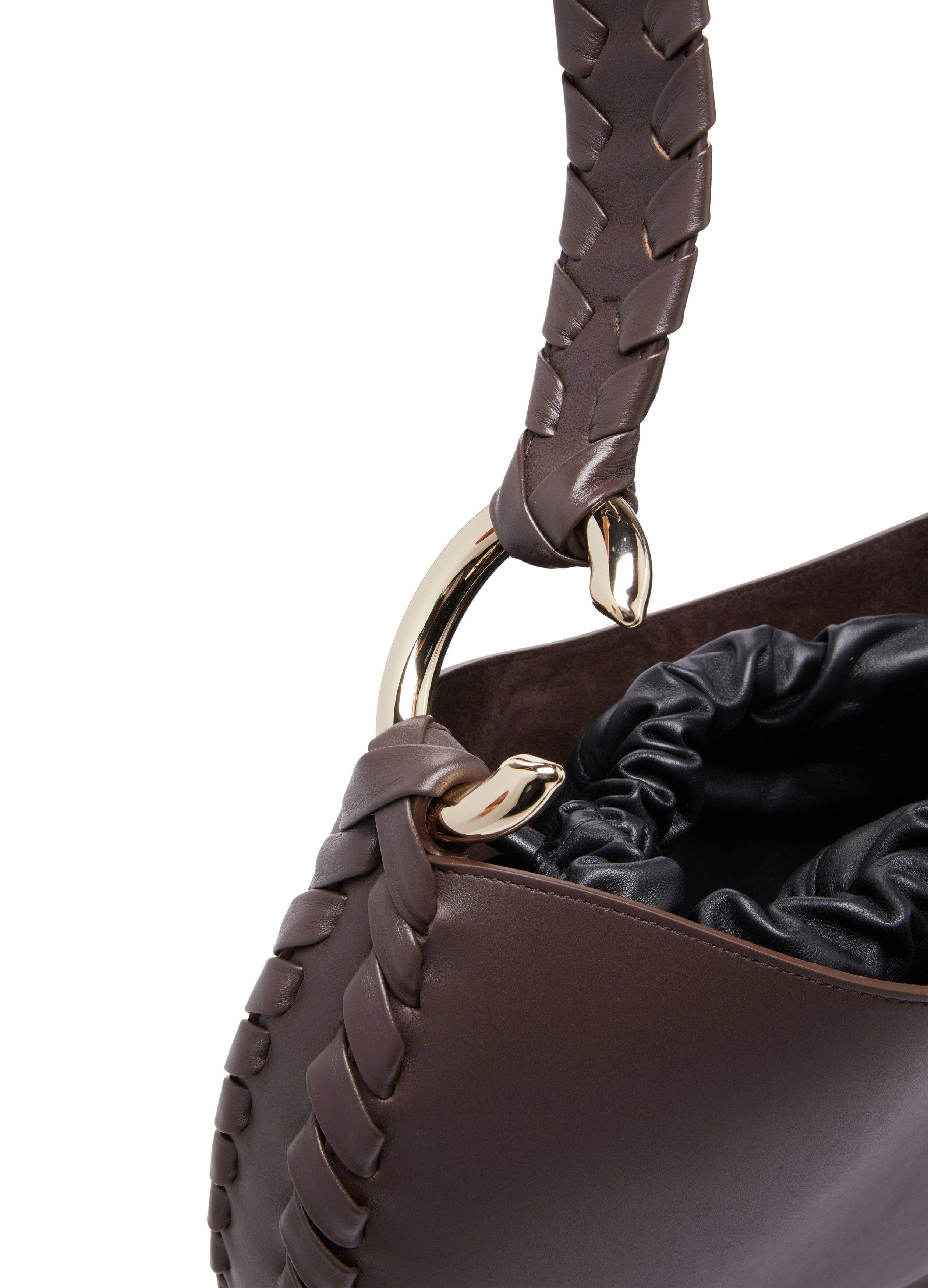 o1loc1c0424 Size: OS CHC22 Mate Large Hobo Bag in Bold Brown