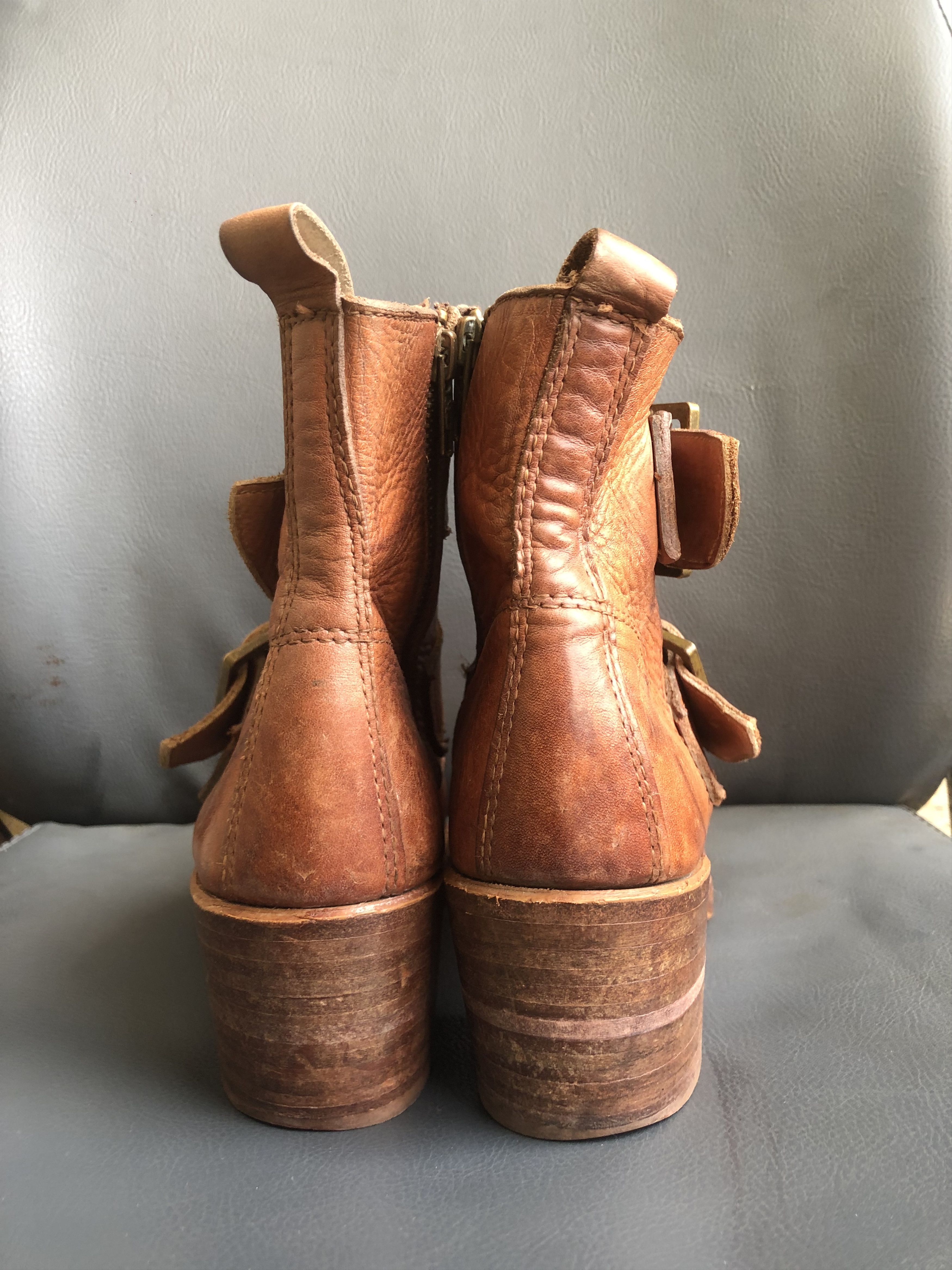 Frye Frye Brown Leather Women’s Boots Size 7 US Made in USA Size US 7 / IT 37 - 11 Thumbnail