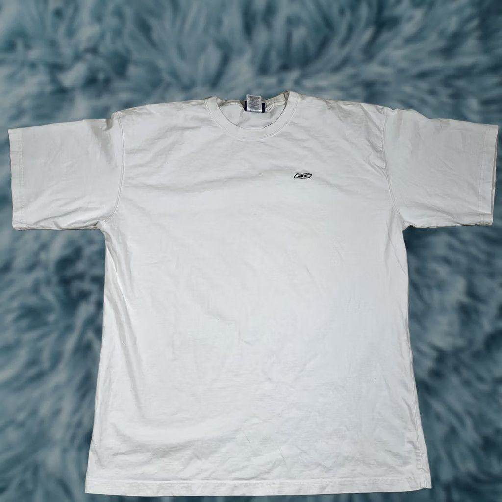Reebok VINTAGE Reebok T-Shirt White 2XL Logo Sewn Essential Tshirt Men Size US XXL / EU 58 / 5 - 1 Thumbnail
