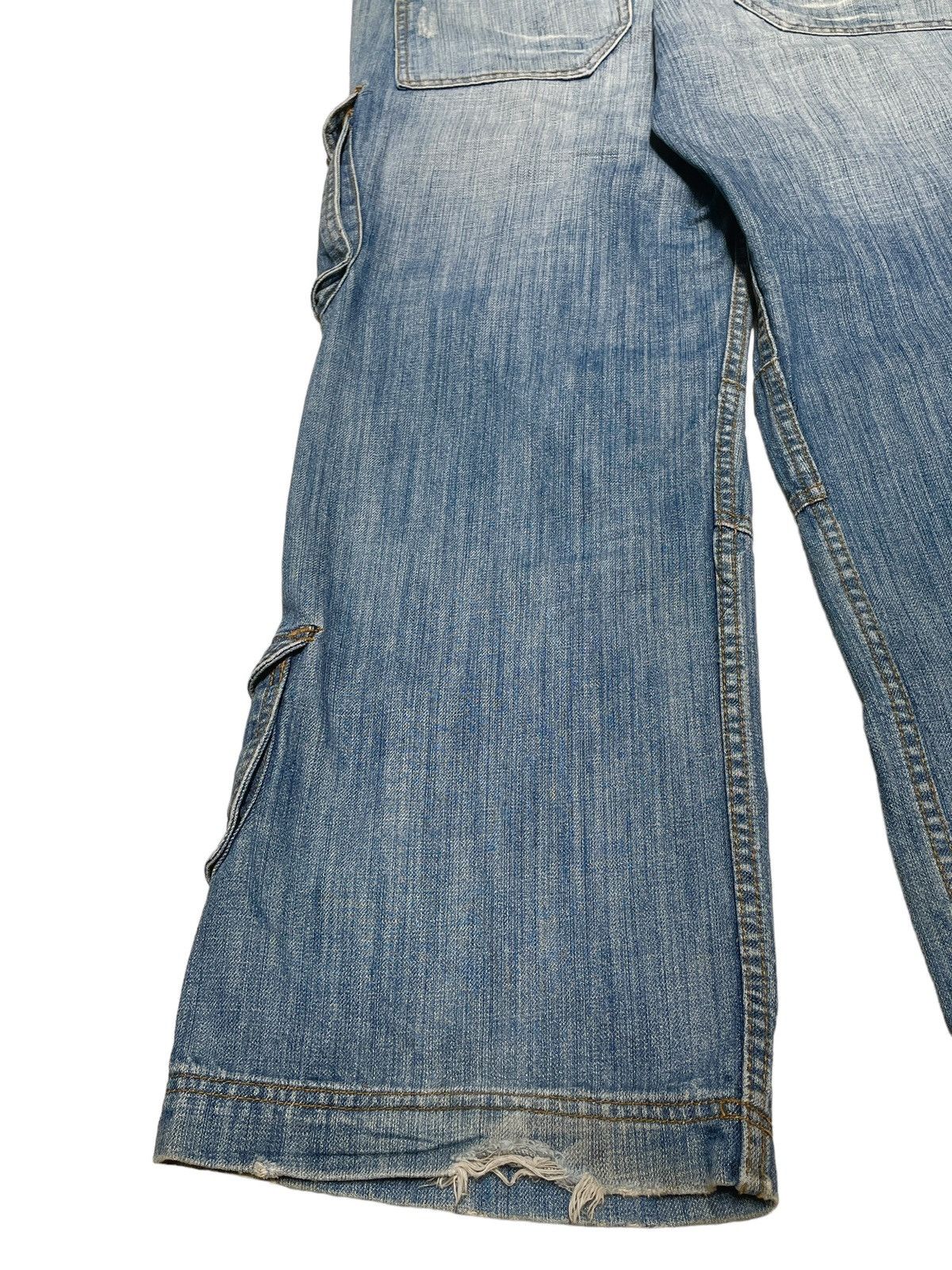 If Six Was Nine × Japanese Brand Rare Design Vintage Brand Chancer Tactical Baggy Jeans 2000s Size US 32 / EU 48 - 9 Thumbnail