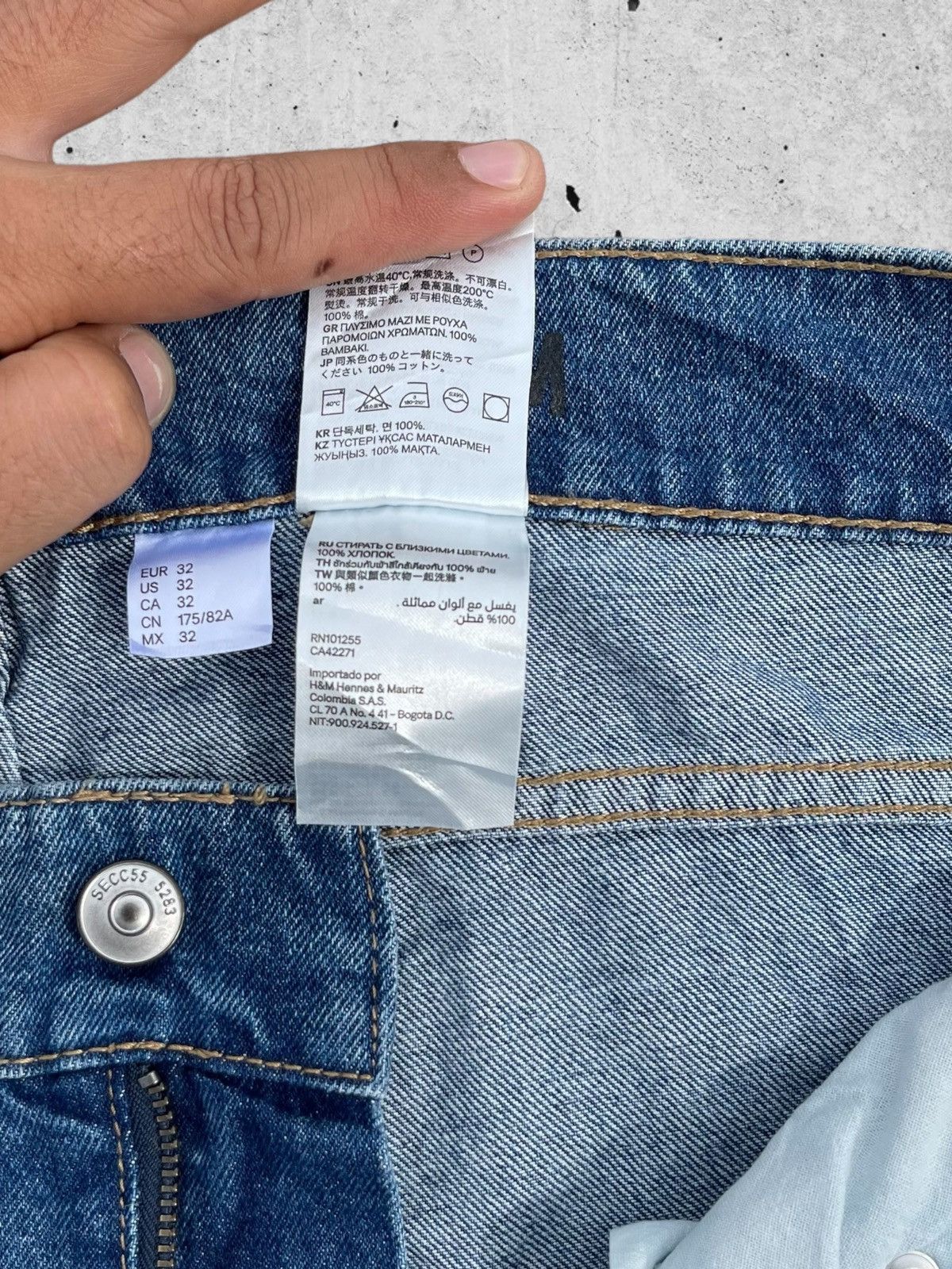 Jean 🔥 Devided Blue Distressed Denim Streetwear W34🔥 Size US 34 / EU 50 - 7 Thumbnail