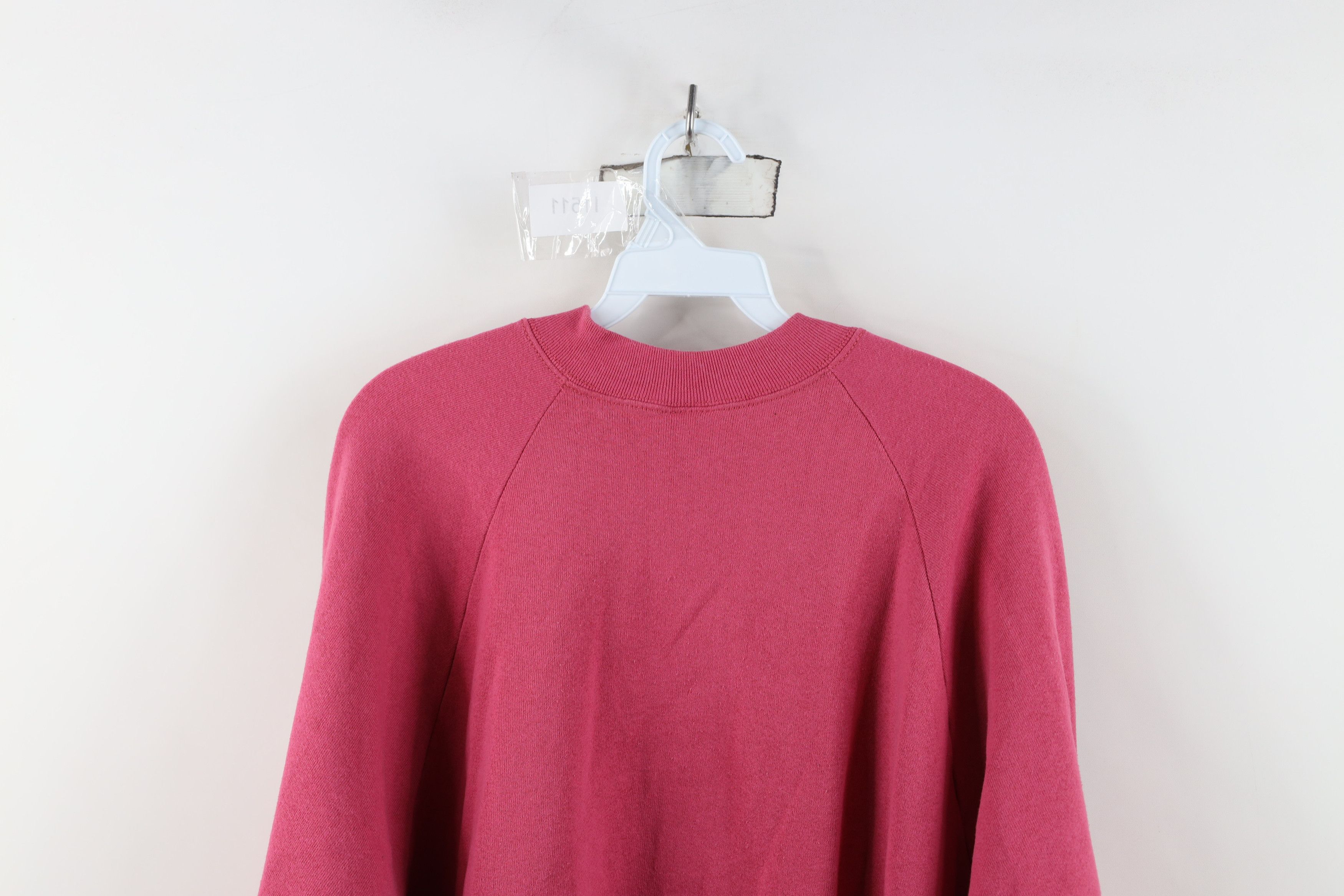Vintage Vintage 90s Streetwear Crewneck Sweatshirt Pink USA Size XL / US 12-14 / IT 48-50 - 10 Thumbnail