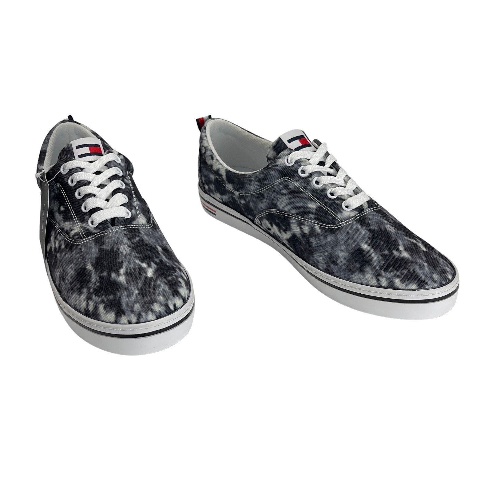 Tommy Hilfiger Tommy Hilfiger Black Tie Dye Lace-Up Remmo Sneaker Mens 12M Size US 12 / EU 45 - 10 Thumbnail