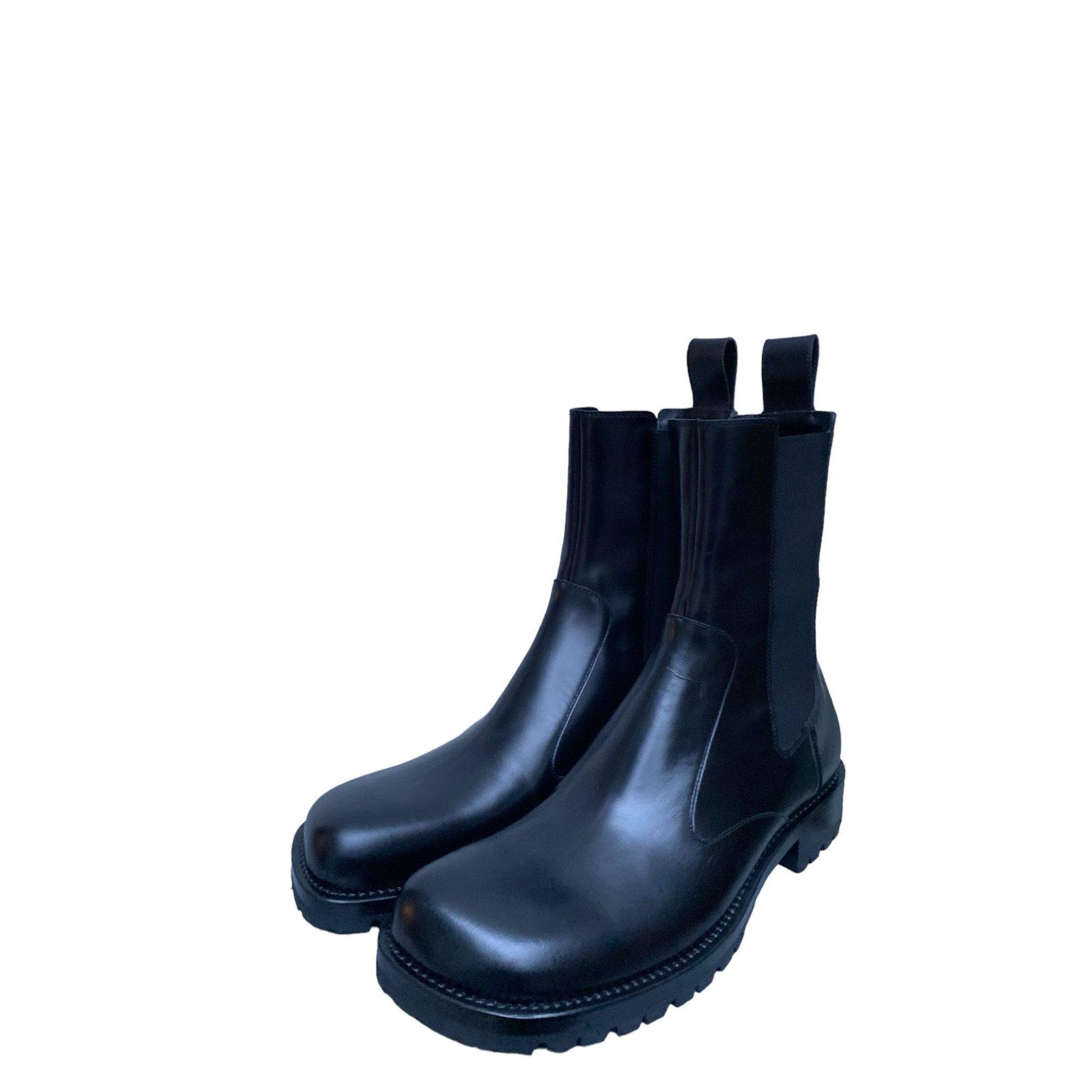 Dries Van Noten SS 2022 Black Square Chelsea Boots Size US 11 / EU 44 - 4 Thumbnail
