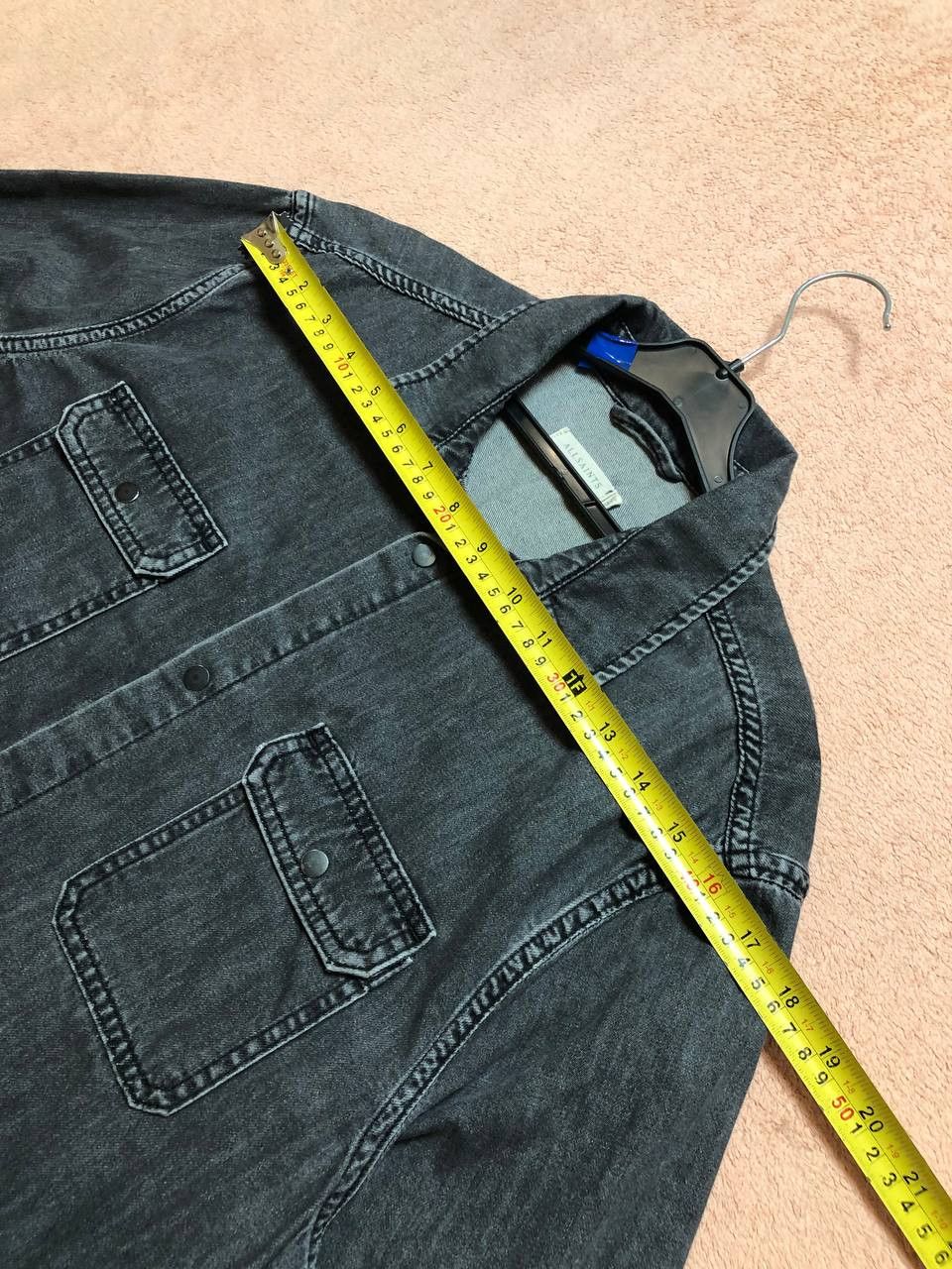 Allsaints Allsaints designer distressed denim shirt Size US M / EU 48-50 / 2 - 9 Thumbnail