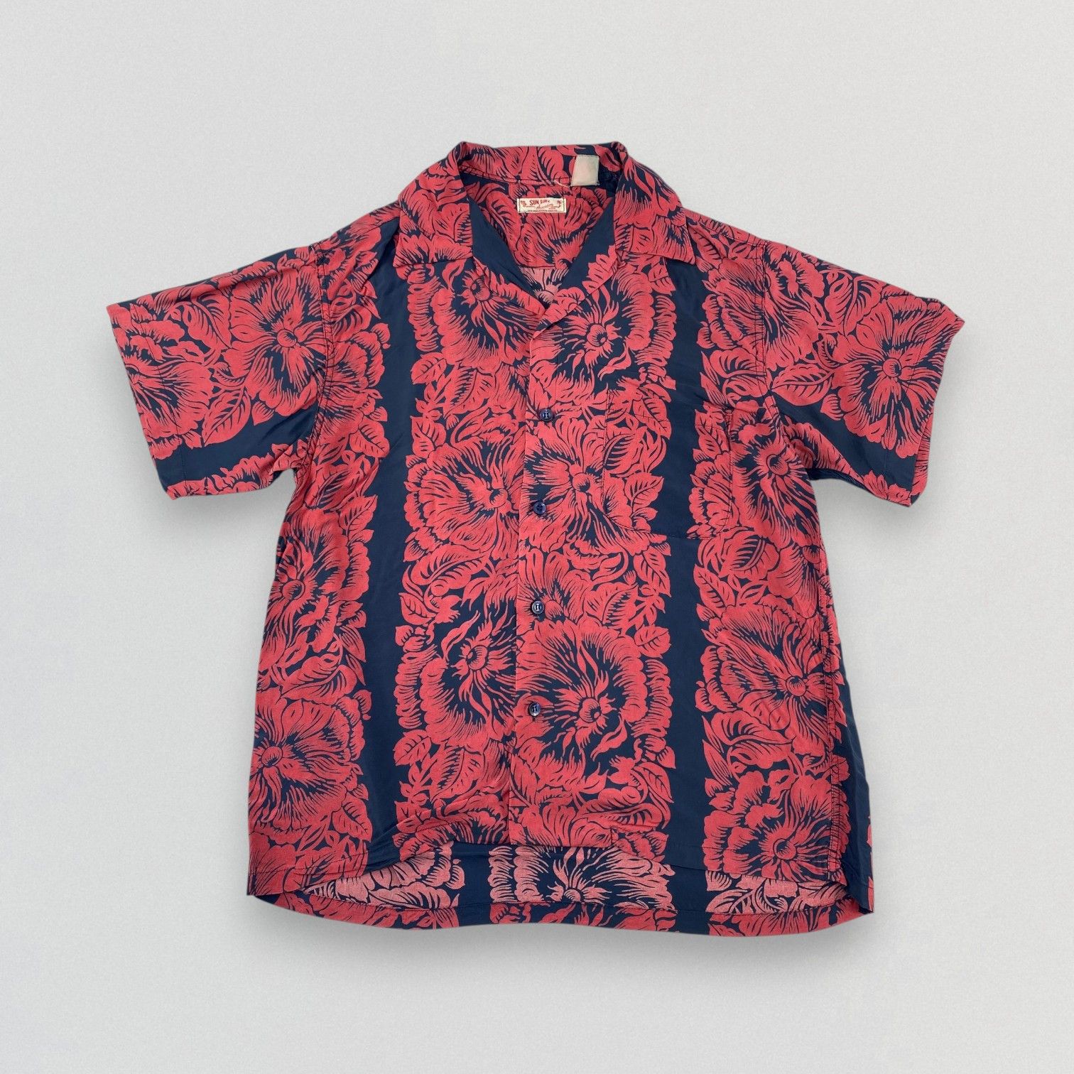Sun Surf Sun Surf Panel Flowers Aloha Hawaiian Shirt HW045 Size US M / EU 48-50 / 2 - 1 Thumbnail