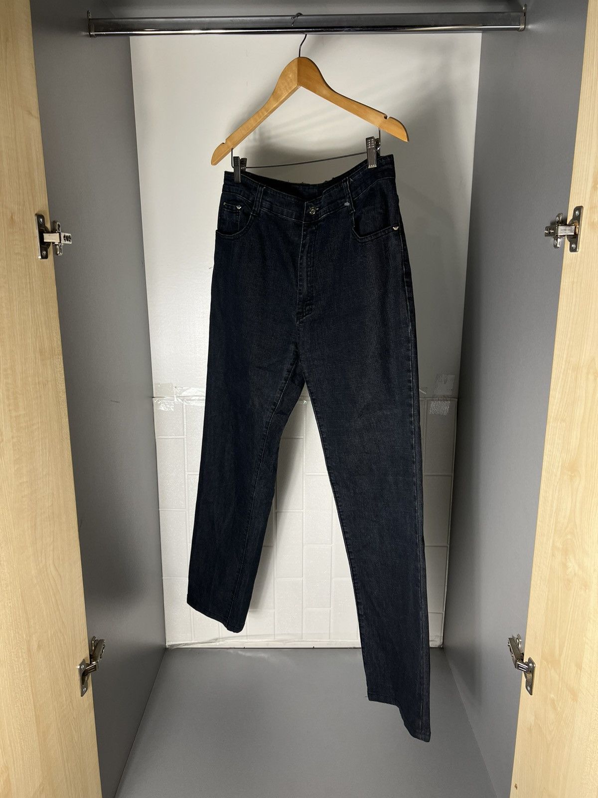 Emporio Armani VINTAGE EMPORIO ARMANI JEANS ITALIAN DESIGNER CASUAL Y2K 90s Size US 38 / EU 54 - 10 Thumbnail