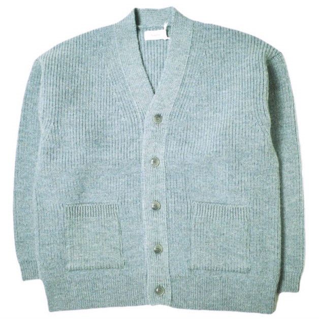 Other Other Ernie Palo SHETLAND WOOL RIB MIDDLE CARDIGAN Wool Cardigan Natural Material Tops EP08KN01 DUTY FREE for USA Size ONE SIZE - 1 Thumbnail