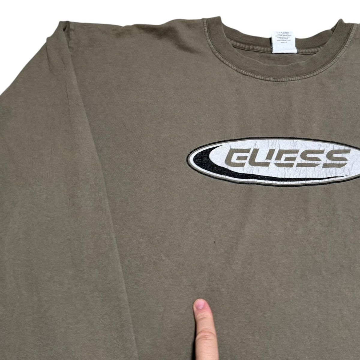 Guess × Vintage Vintage 90s Guess Originals USA Long Sleeve Shirt Adult 2XL Size US XXL / EU 58 / 5 - 3 Thumbnail