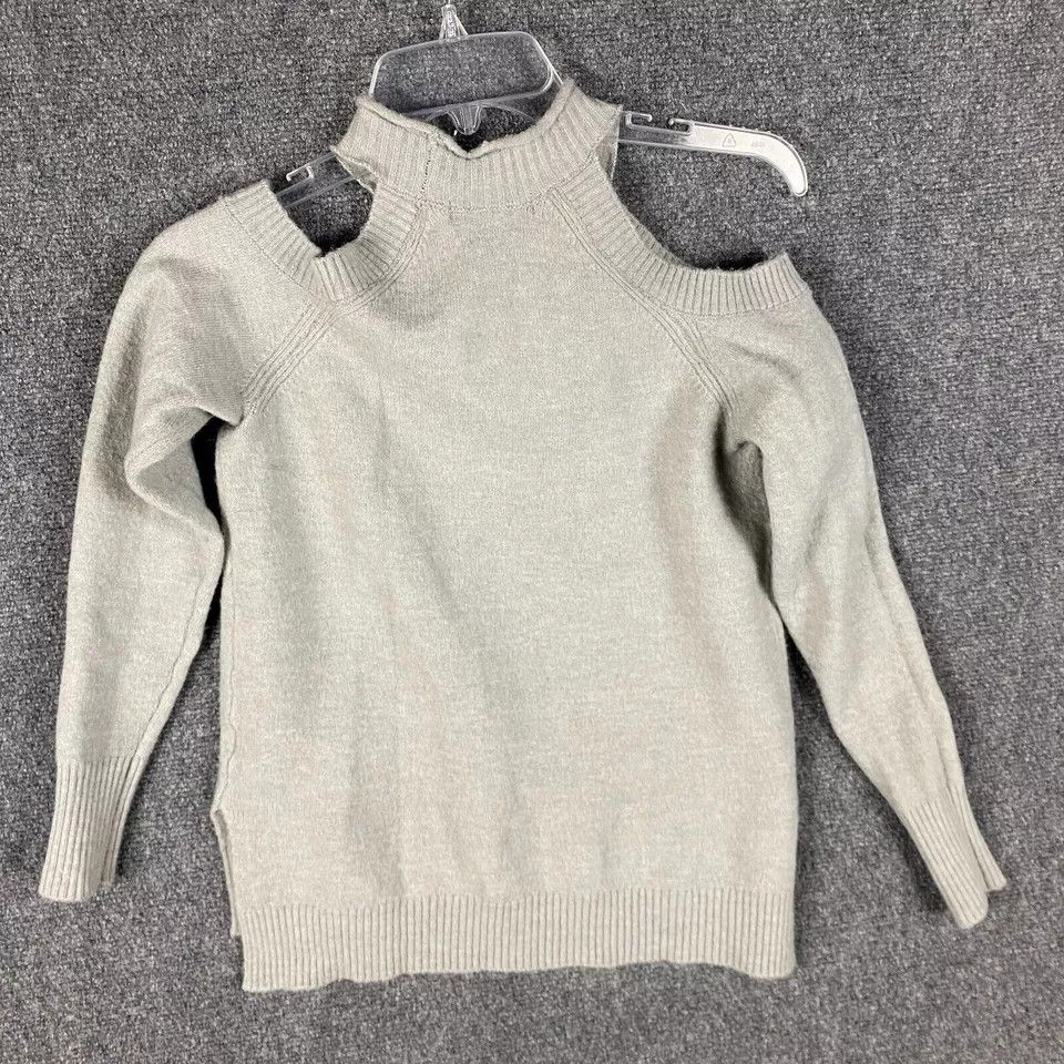 Sanctuary Sanctuary Sweater Women's SP Acrylic Wool Gray Pullover Size S / US 4 / IT 40 - 7 Thumbnail