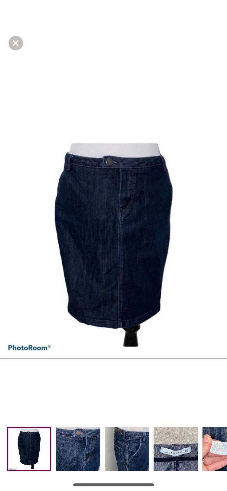 Zara Zara denim pencil skirt size 10 Size 32" / US 10 / IT 46 - 1 Thumbnail