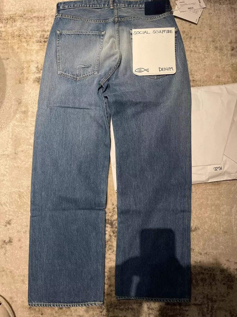 Visvim visvim size W34L32 25SS SOCIAL SCULPTURE 01 WIDE DAMAGED-4 Size US 34 / EU 50 - 2 Thumbnail