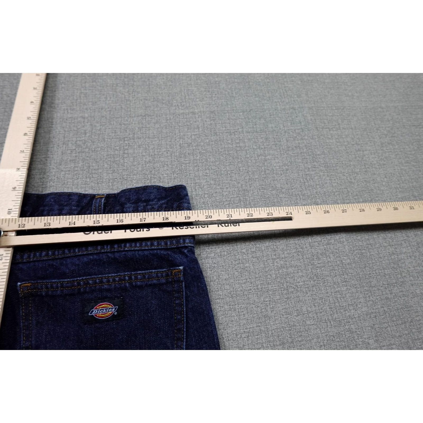 Dickies Dickies Jeans Mens 38x30 Relaxed Straight Denim Dark Blue 5-Pocket Work Pants Size US 38 / EU 54 - 7 Thumbnail