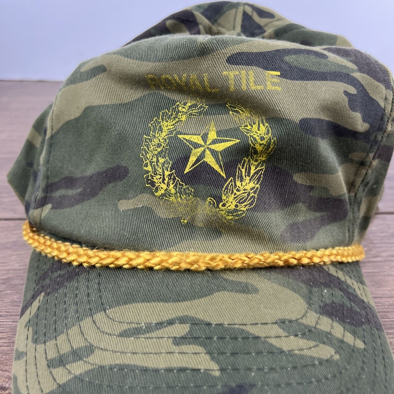 Other Royal Tile Hat Royal Tile Hat Camo Green Hat Adjustable Gree Size ONE SIZE - 7 Thumbnail