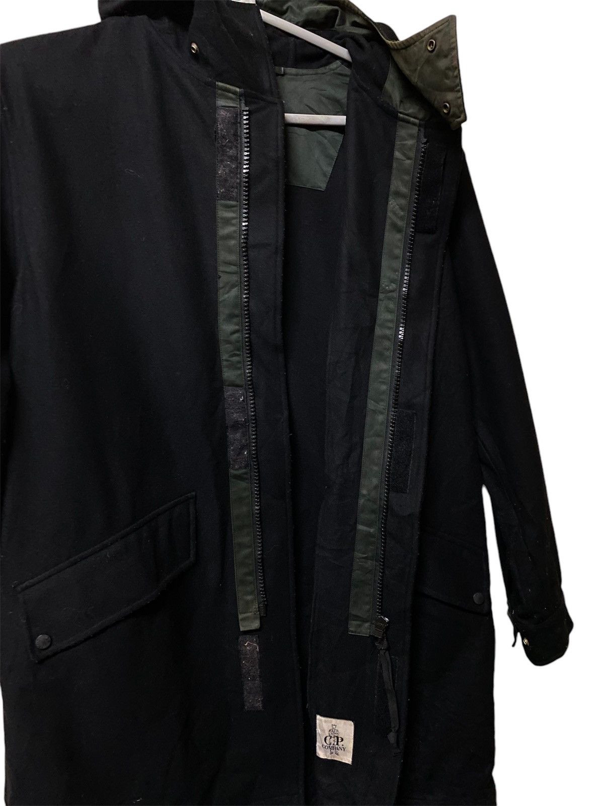 Massimo Osti Vintage 80s CP Company wool hoodie jacket Italy made size 50 Size US M / EU 48-50 / 2 - 4 Thumbnail