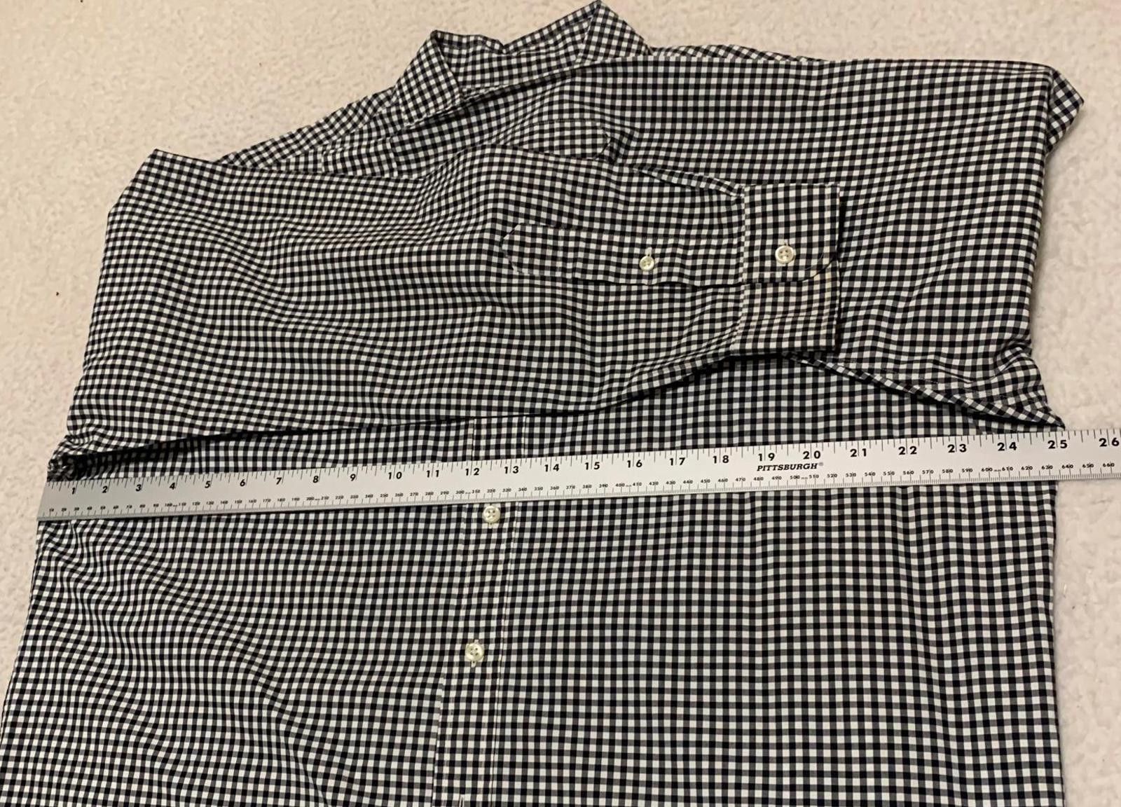 Polo Ralph Lauren Ralph Lauren XL Black White Check Button-Down Shirt Size US XL / EU 56 / 4 - 11 Thumbnail