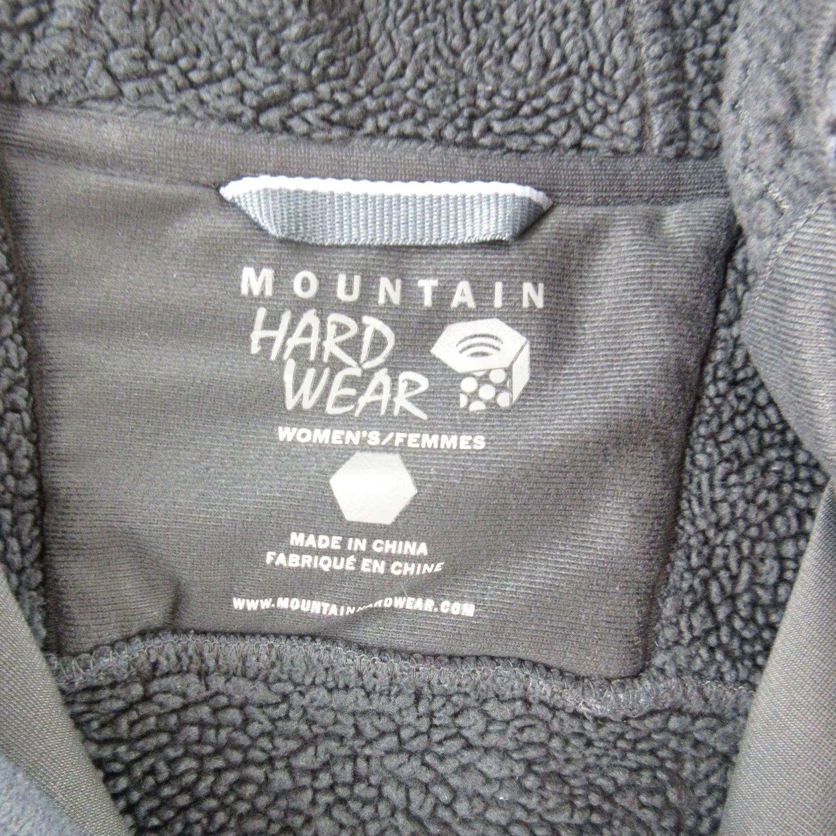 Mountain Hardwear Mountain Hardwear Fleece Jacket Women S Gray Hooded Zip Pockets Hiking Size S / US 4 / IT 40 - 7 Thumbnail