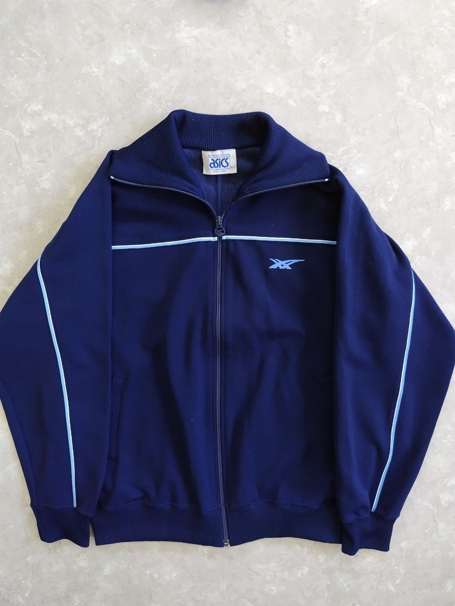 Asics 80s Asics Japanese Track Jacket Size US L / EU 52-54 / 3 - 1 Thumbnail