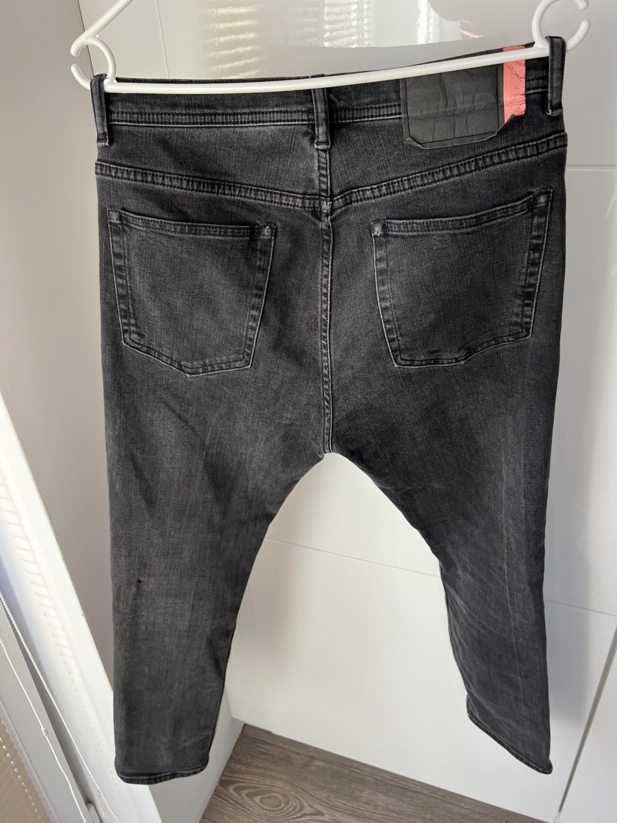 Acne Studios Acne Studios Bla Konst Stockholm River Used Black Men Jeans Size US 32 / EU 48 - 6 Thumbnail