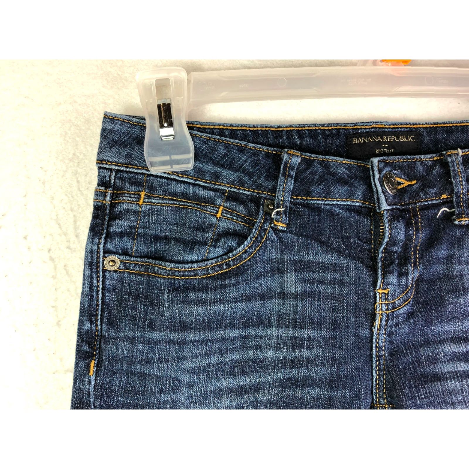 Banana Republic VINTAGE Banana Republic Bootcut Jeans? 25/0R 28x30 Measured Blue Denim Juniors Womens Regular Mid Rise Cotton Denim jeans Size 42" / US 20 - 3 Thumbnail