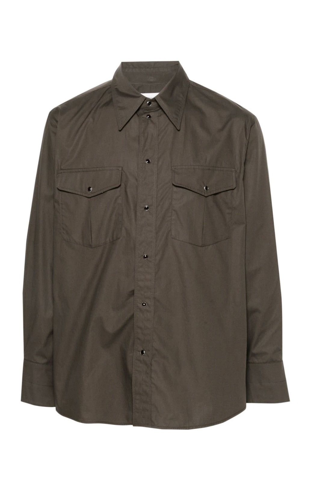 Lemaire S/S 24 ‘Espresso’ Cotton Western Shirt Size US L / EU 52-54 / 3 - 18 Thumbnail