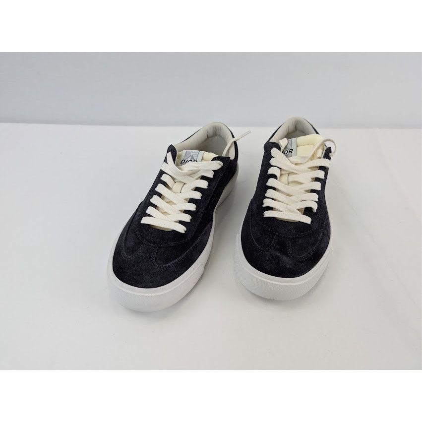 Dior o1rshd1 Leather Low Top Sneaker in Grey / Green Size US 8 / EU 41 - 9 Thumbnail