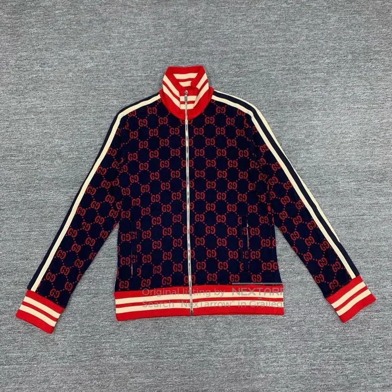 Gucci Gucci Red double G full-print jacket Size US L / EU 52-54 / 3 - 1 Thumbnail