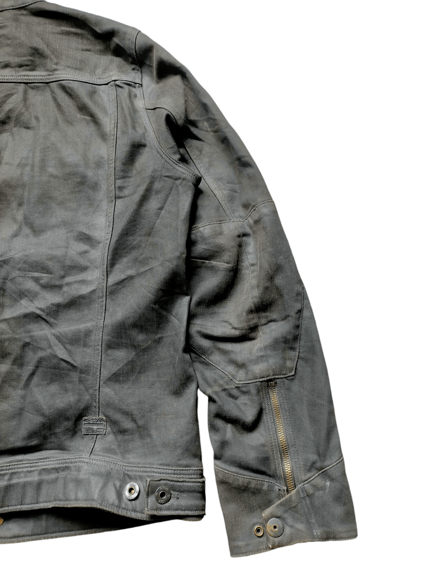 G-Star G-Star Raw Waxed Type 2 Denim Black Jacket Jeans Size US M / EU 48-50 / 2 - 9 Thumbnail