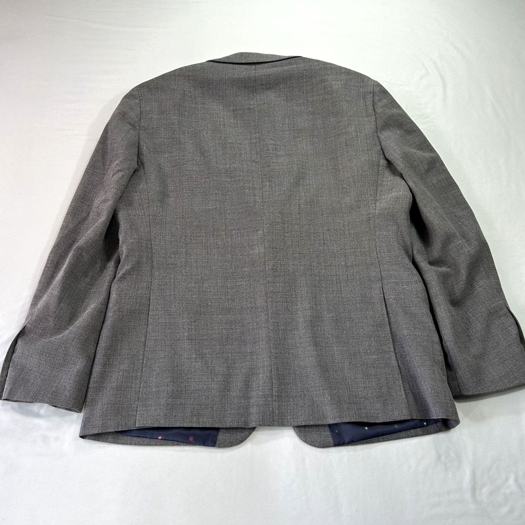Tommy Hilfiger Tommy Hilfiger Blazer Mens 44R Gray Wool Blend Two Button Sport Coat Jacket Size 44R - 2 Thumbnail