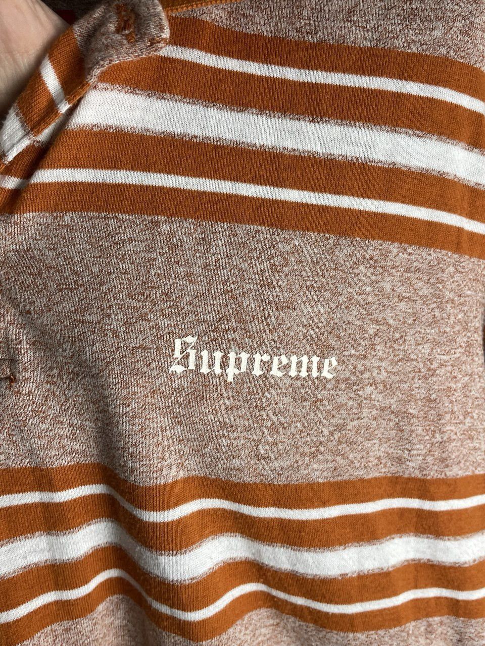 Supreme Supreme Striped Polo Shirt Size US M / EU 48-50 / 2 - 3 Thumbnail