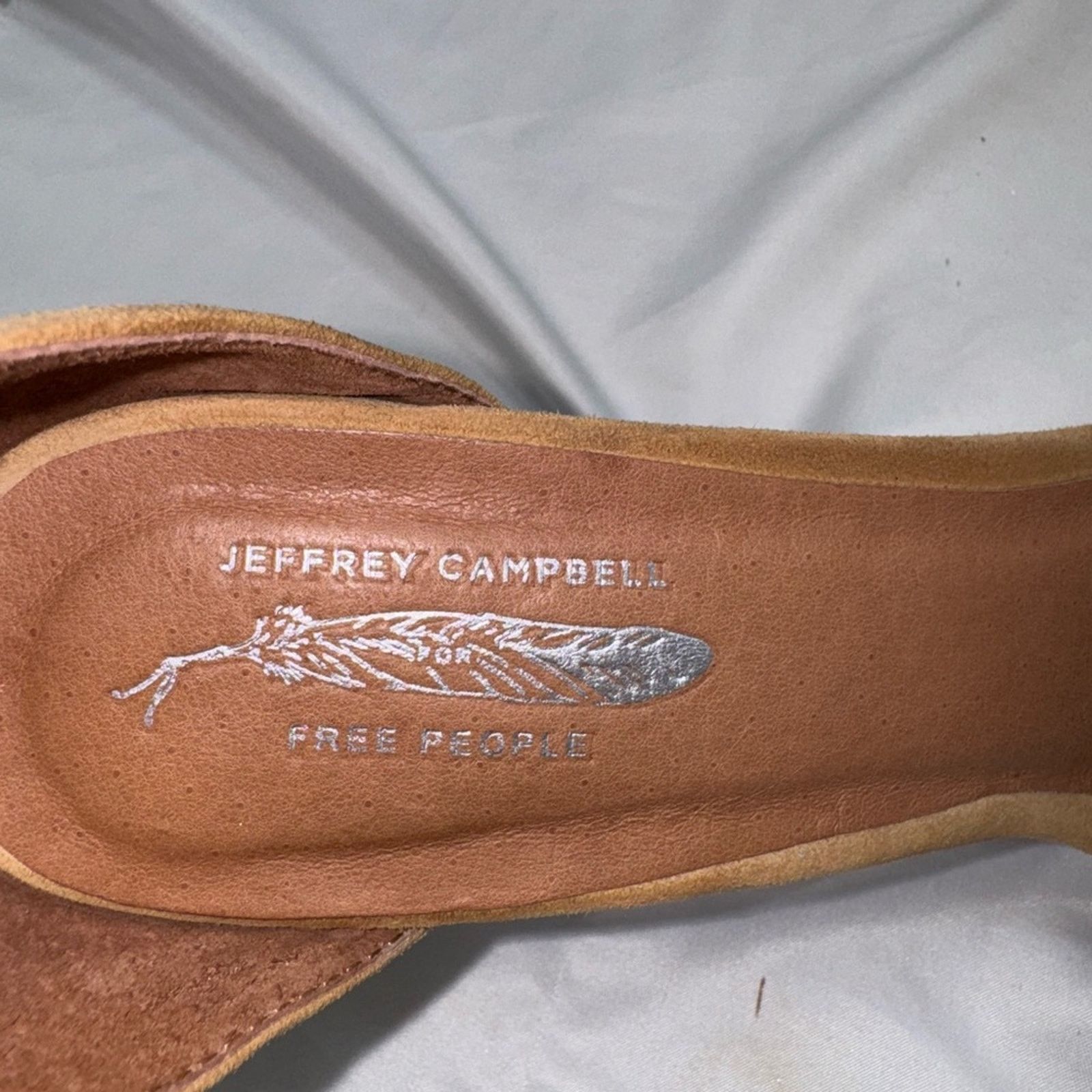 Jeffrey Campbell Jeffrey Campbell for Free People Silver and Tan Heels Size US 8.5 / IT 38.5 - 9 Thumbnail