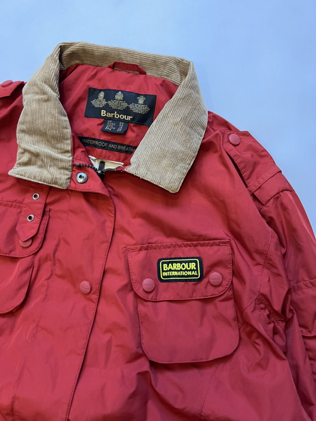 Barbour Barbour Red Multipocket Jacket Womens International Size XXL / US 16-18 / IT 52-54 - 5 Thumbnail