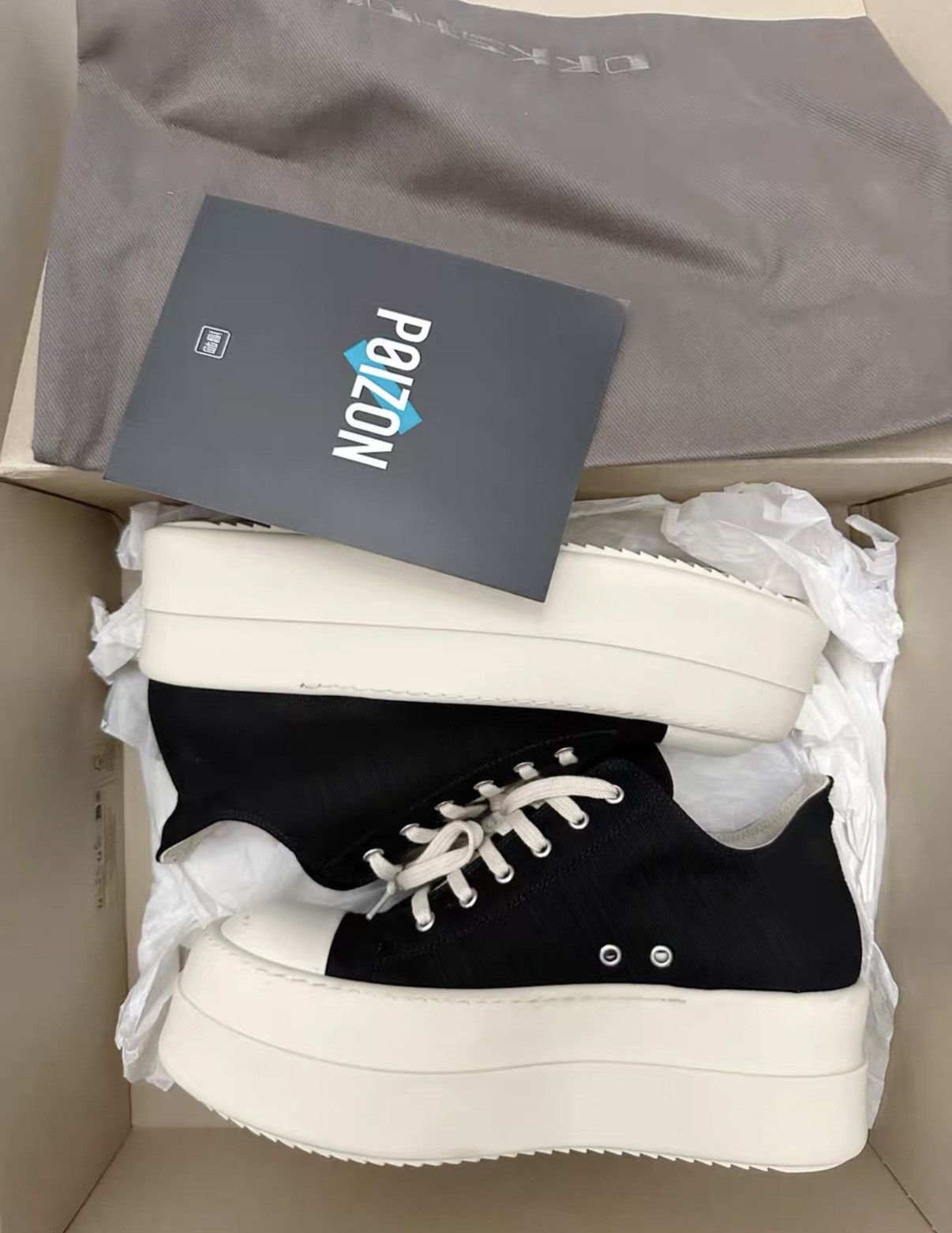 Rick Owens Drkshdw Rick Owens DRKSHDW Platform Low Top Size US 9.5 / EU 42-43 - 7 Thumbnail