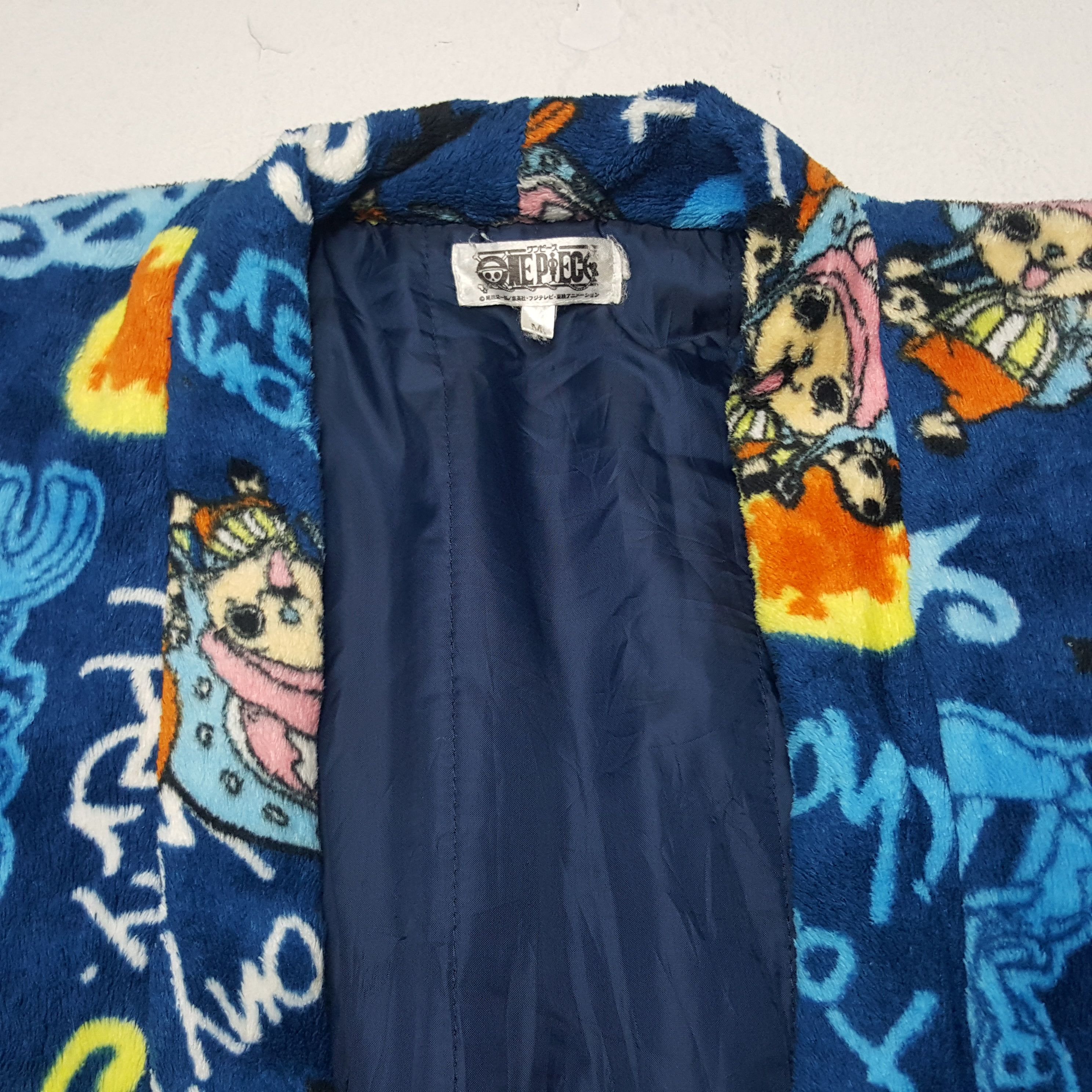 Japanese Brand × One Piece × Vintage Vintage One Piece Japanese Anime Character Kimono Jacket Size US L / EU 52-54 / 3 - 5 Thumbnail