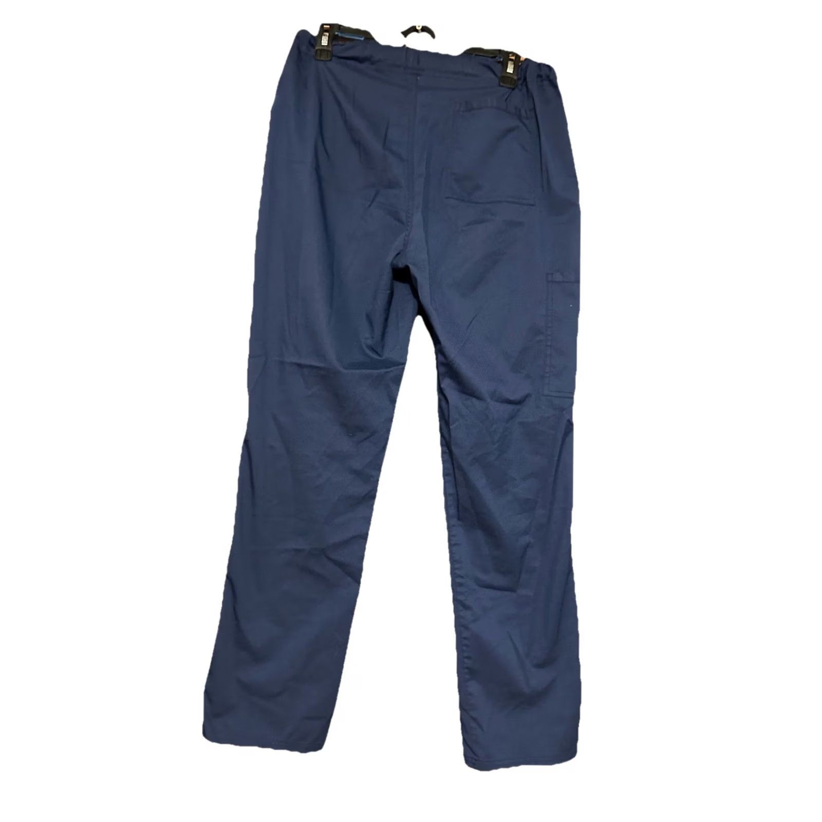 Cherokee Cherokee Scrub Pants Women Medium Navy Drawstrings Style#WW020 Blue Size 32" / US 10 / IT 46 - 2 Thumbnail