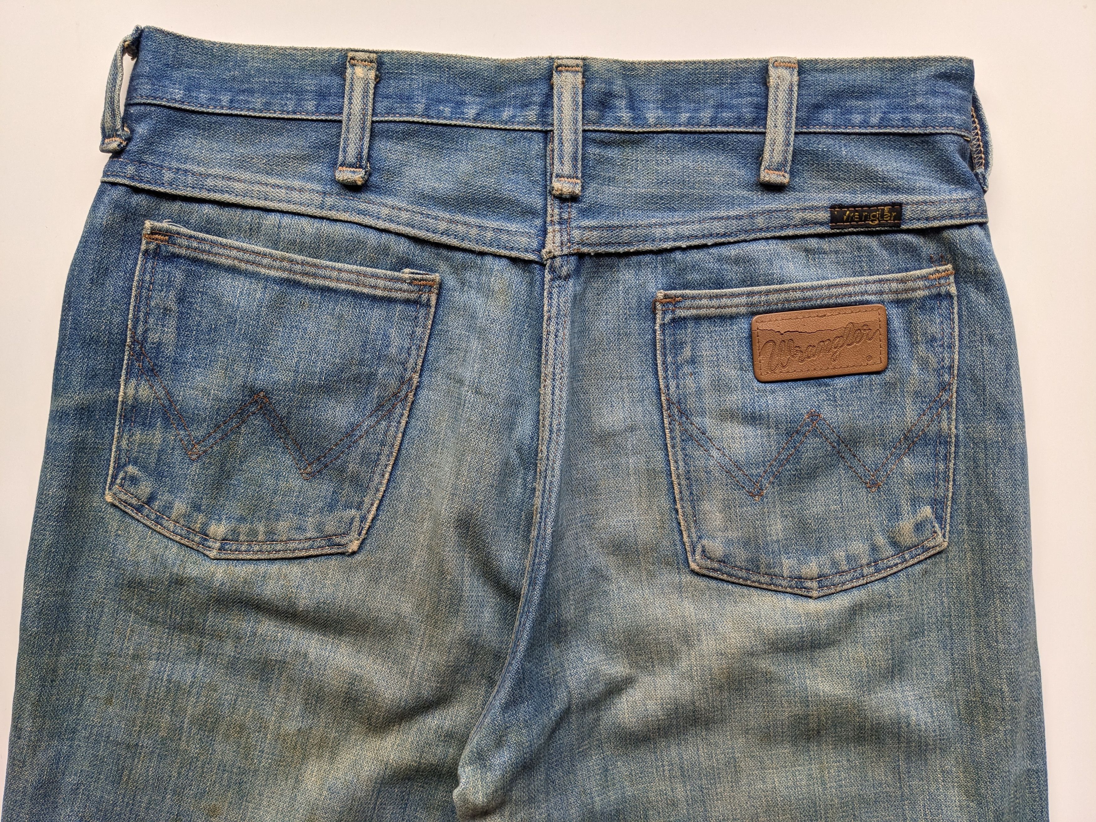 Vintage × Wrangler Vintage 70s Wrangler flare jeans Size US 31 - 6 Thumbnail