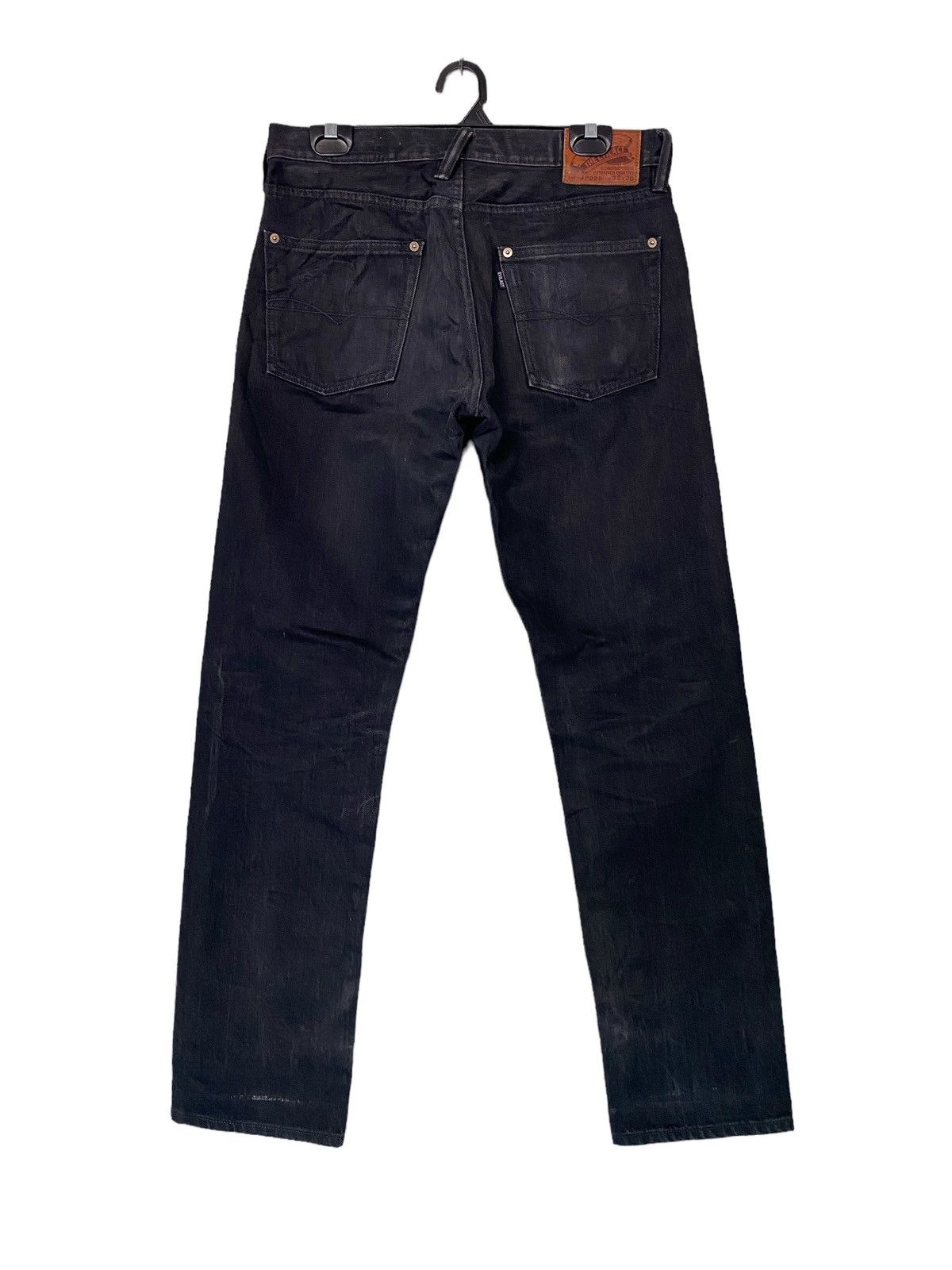 Designer The Evilact Redline Black Denim Jeans W32” Size US 32 / EU 48 - 6 Thumbnail