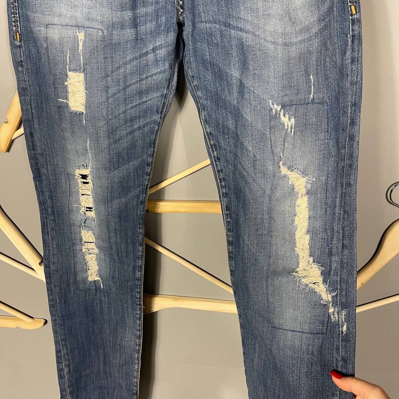 Japanese Brand × Takeshy Kurosawa Takeshy Kurasawa Club distressed jeans Size US 36 / EU 52 - 4 Thumbnail