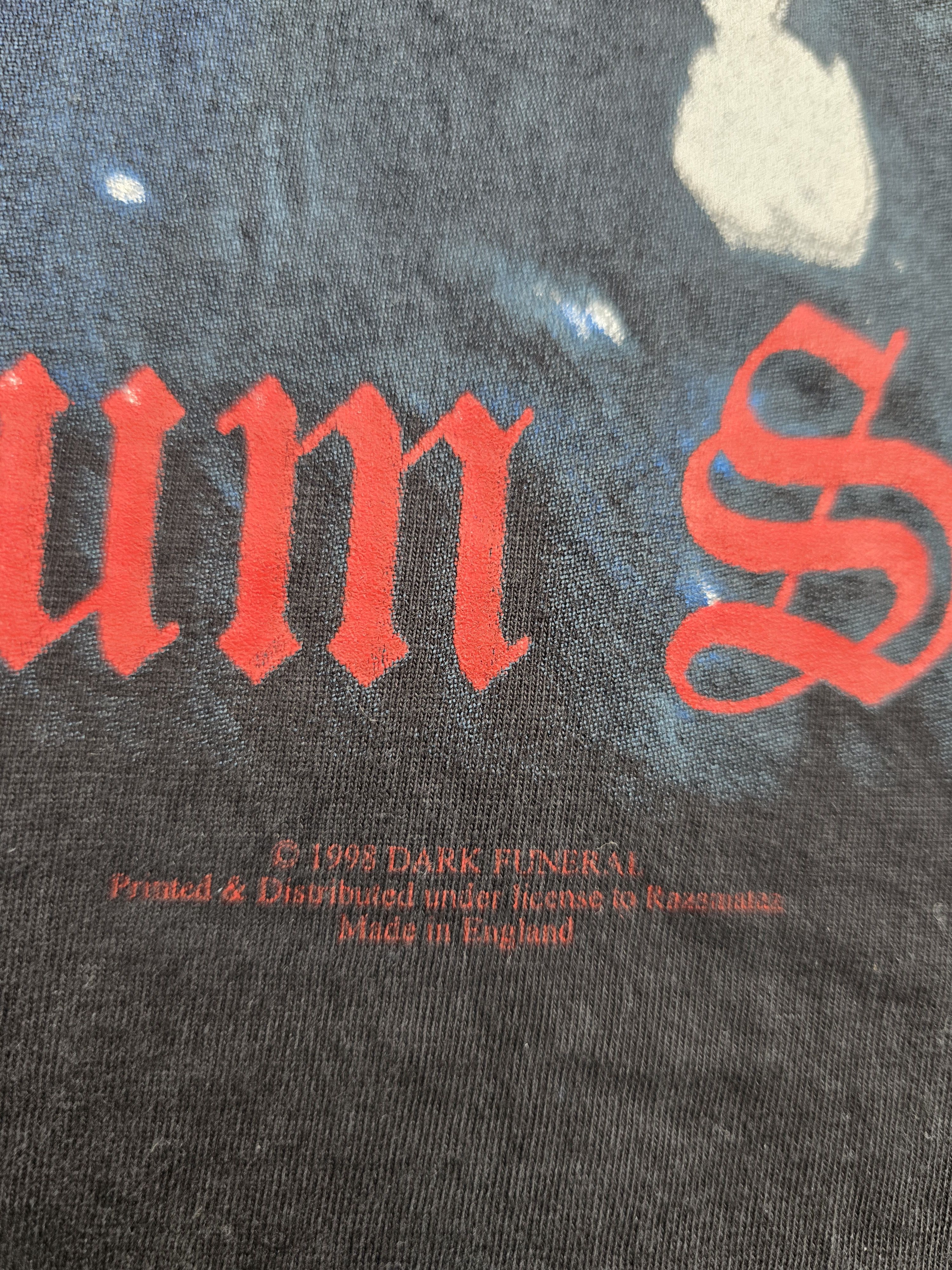 Band Tees × Vintage 1998 Dark Funeral Vobiscum Satanas Long-sleeved XL 23" 30" Size US XL / EU 56 / 4 - 4 Thumbnail