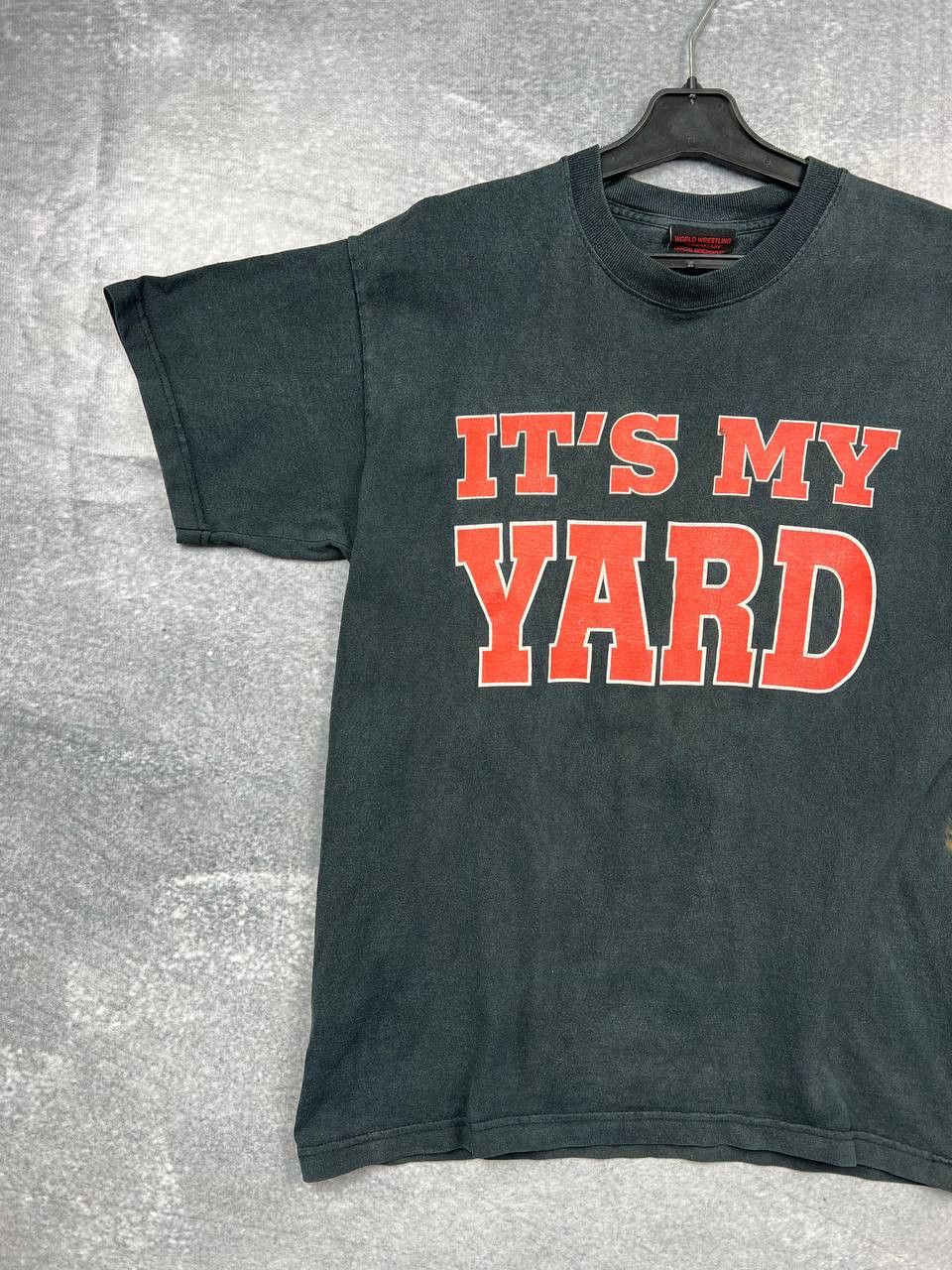 Vintage × WWE × WWF vintage undertaker t shirt it`s my yard merchendise Size US M / EU 48-50 / 2 - 3 Thumbnail