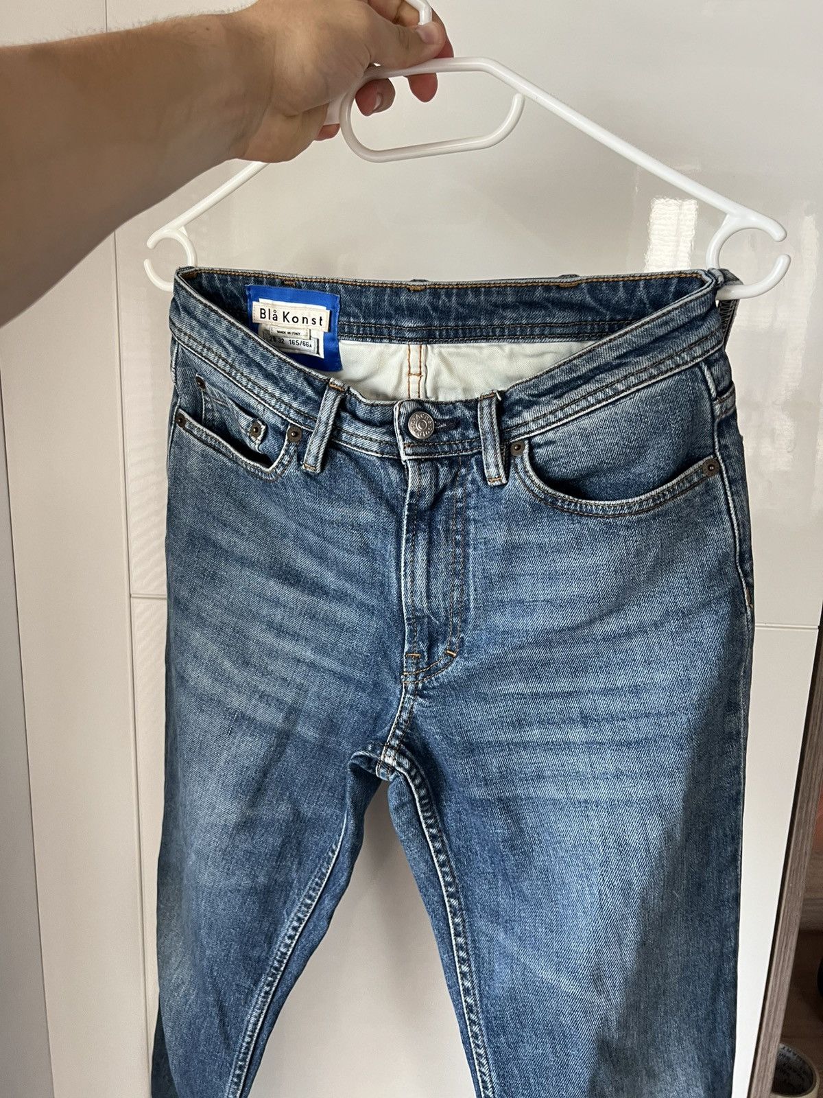Acne Studios Acne Studios Bla Konst Made in Italy 26/32 Pink Knited Jeans Size 26" / US 2 / IT 38 - 7 Thumbnail