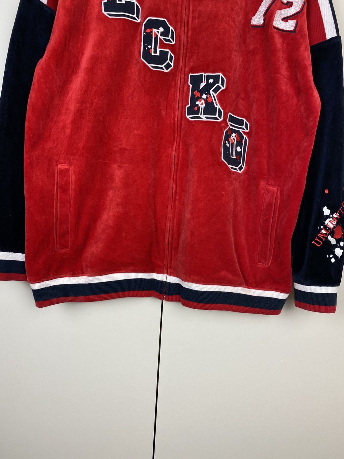 Ecko Unltd. Vintage Ecko Unlimited Y2K Velour Zip Jacket Olimp Rap Y2K Size US XL / EU 56 / 4 - 3 Thumbnail