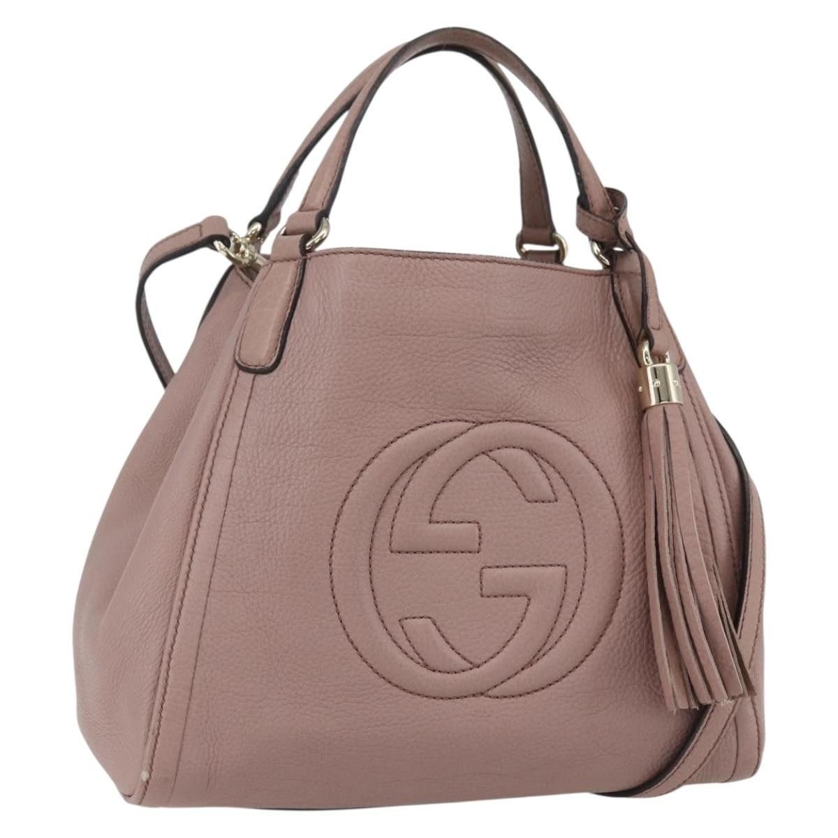 Gucci Gucci Soho Shoulder Bag Leather Size ONE SIZE - 1 Thumbnail