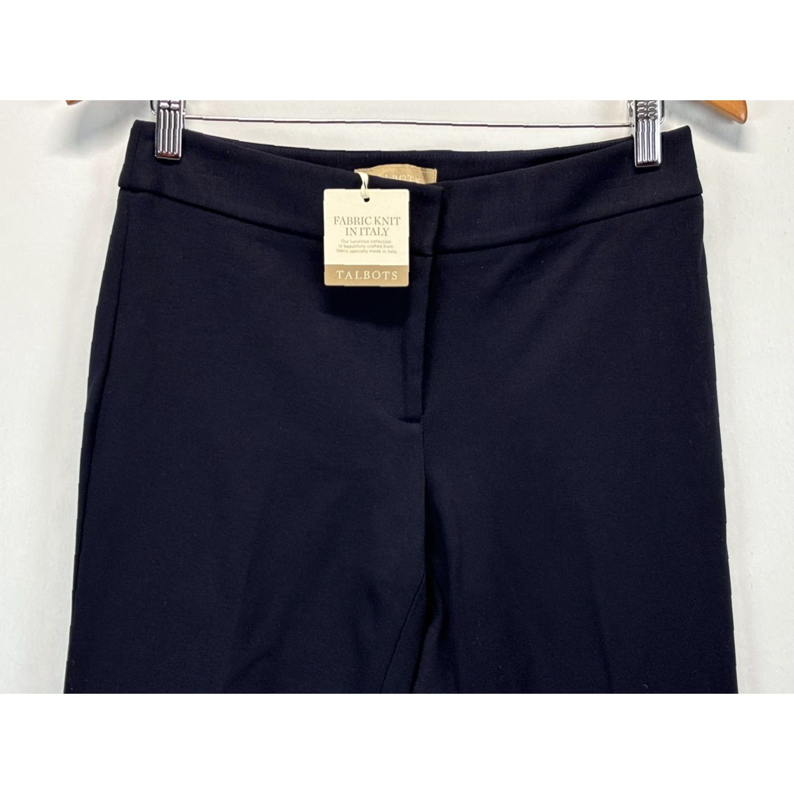 Talbots Talbots Knit Dress Pants Women Size 2 Navy Rayon Knit - Dress Pants Business Womens Size 26" / US 2 / IT 38 - 2 Thumbnail