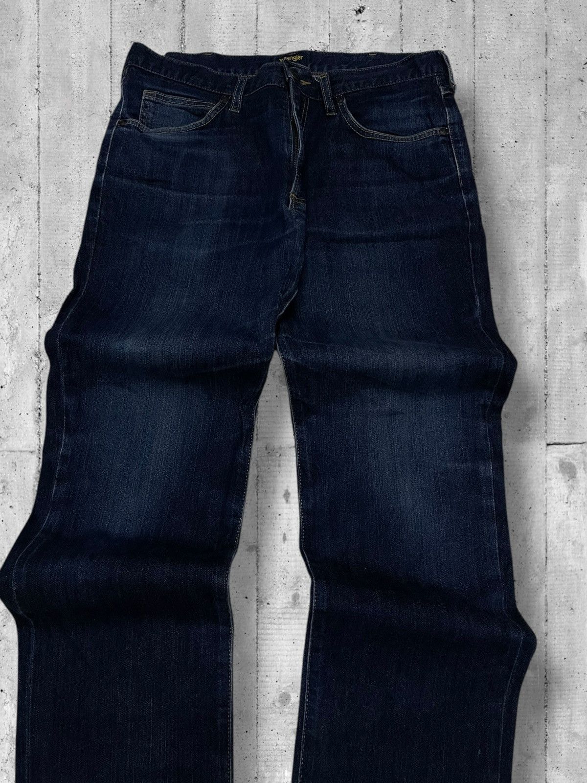 Designer × Vintage × Wrangler Vintage 90s Designer Wrangler Crafted With Pride Blue Denim Size US 32 / EU 48 - 4 Thumbnail