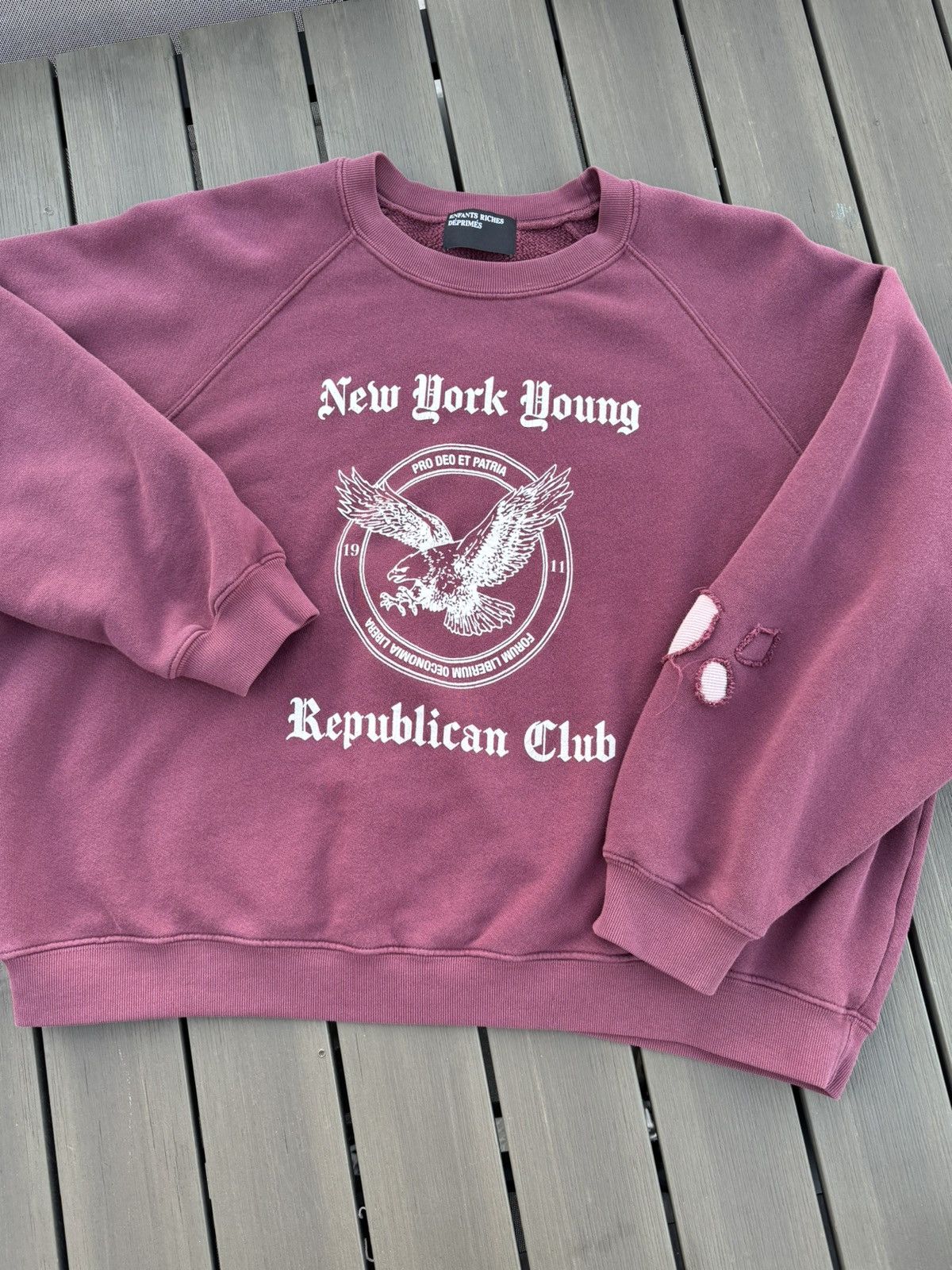 Enfants Riches Deprimes ENFANTS RICHES DEPRIMES NEW YORK YOUNG REPUBLICAN SWEATSHIRT Size US L / EU 52-54 / 3 - 3 Thumbnail