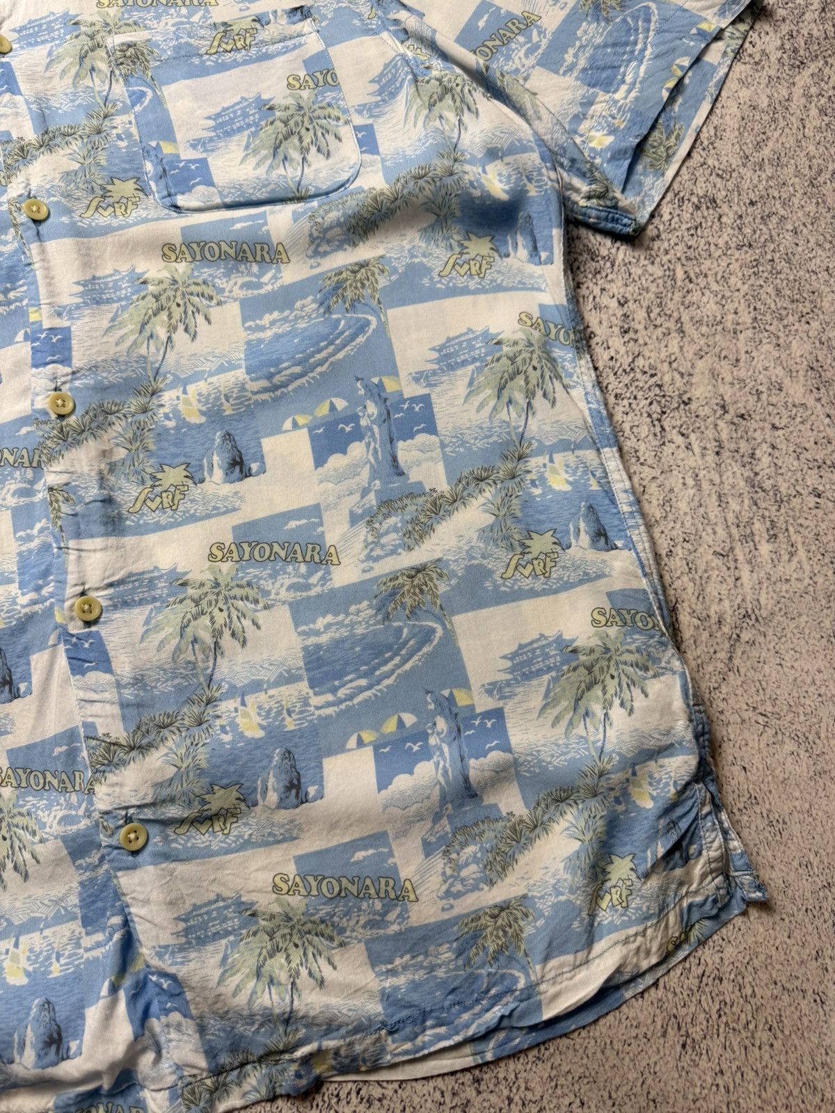 Allsaints Vintage Allsaints Viscose Y2K Hawaii Shirt Size US M / EU 48-50 / 2 - 9 Thumbnail