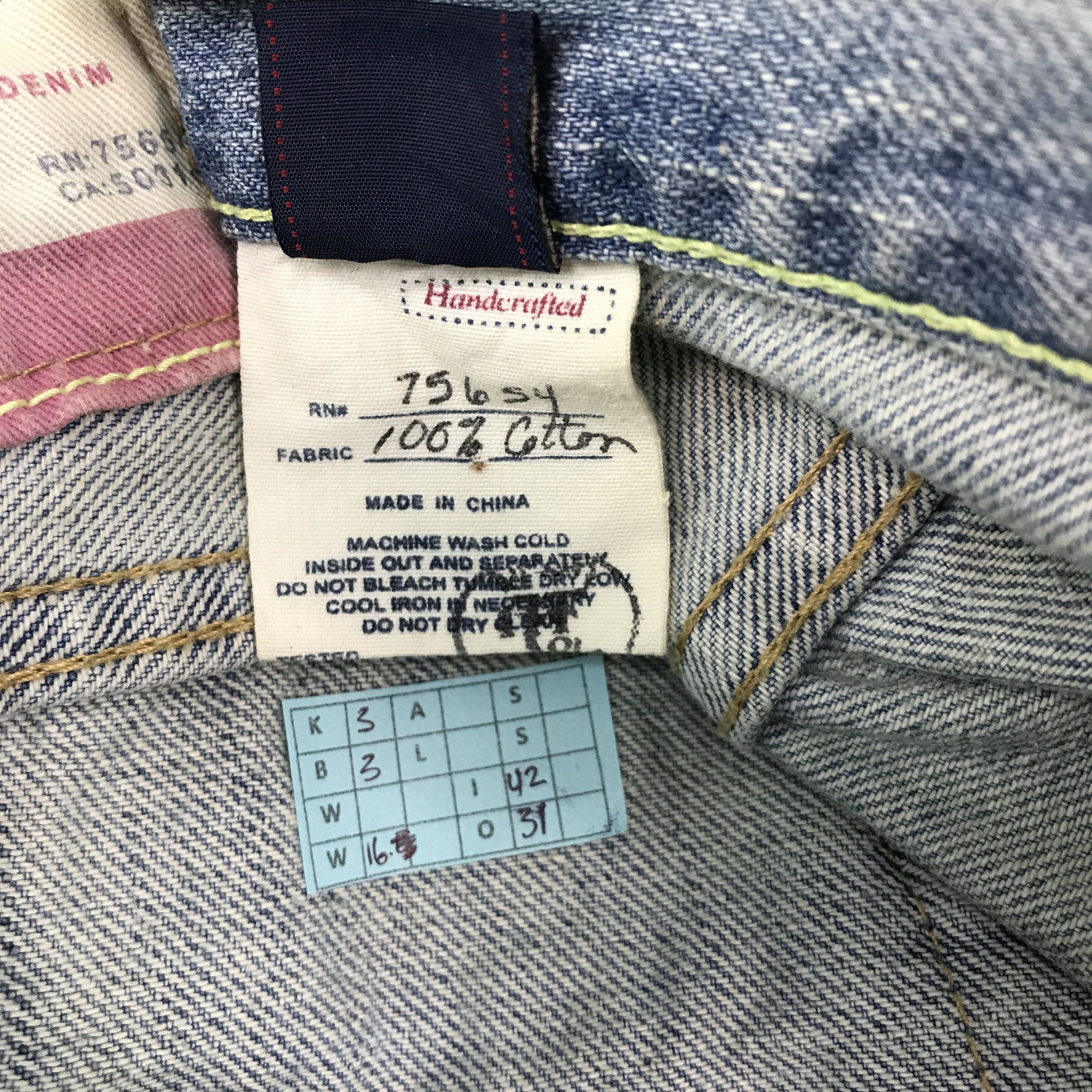 Abercrombie & Fitch BAGGY DENIM ABERCROMBIE AND FITHC DISTRESSED JEANS PANT Size US 32 / EU 48 - 10 Thumbnail