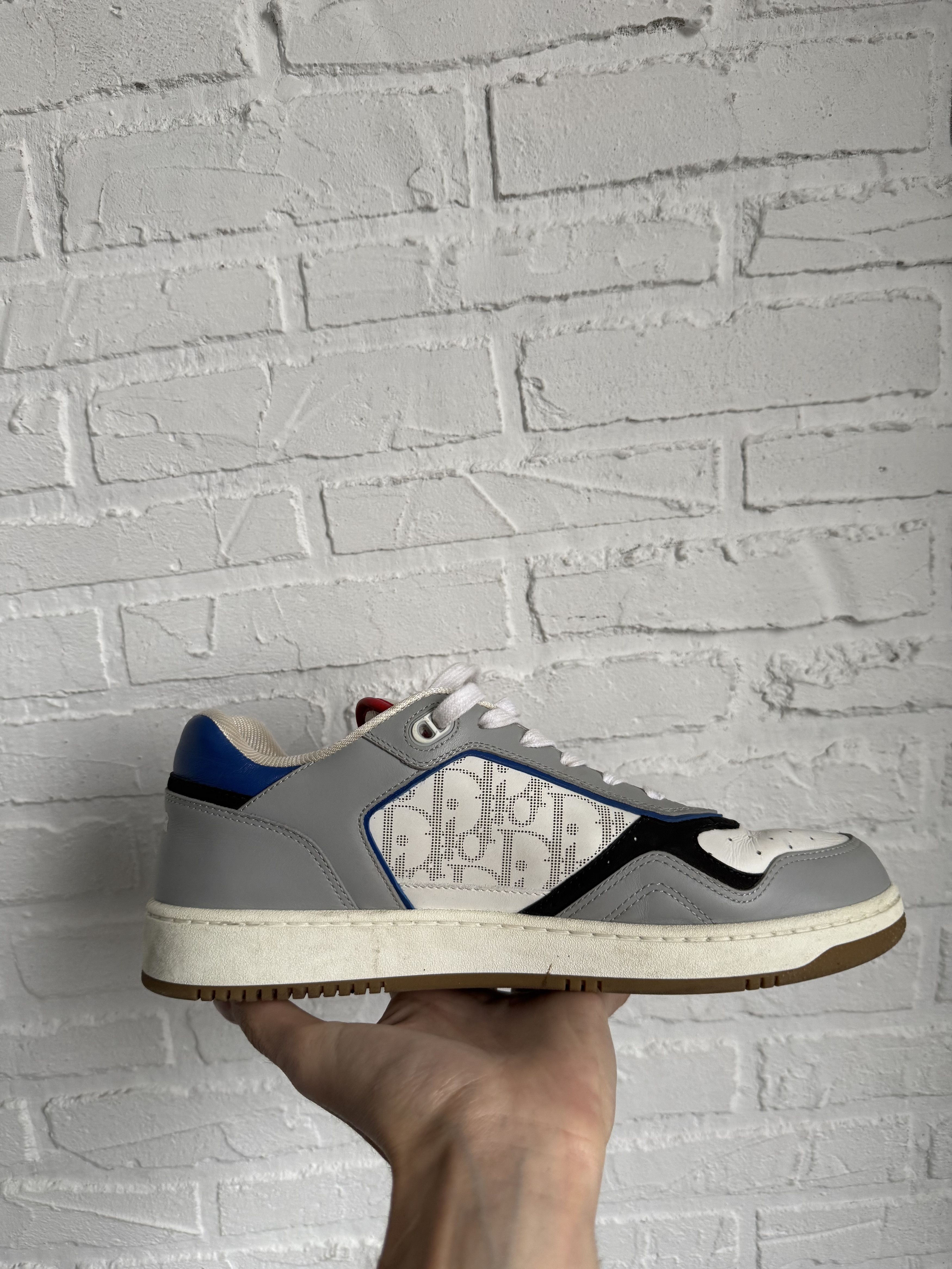 Dior Dior B27 white gray low sneakers Size US 11 / EU 44 - 14 Thumbnail
