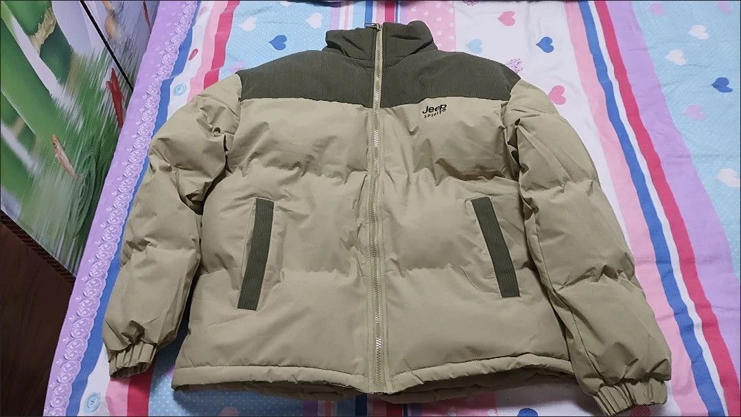 Other JEEP Corduroy Puffer Jacket Thick Winter Casual Couple Coat Size XL / US 12-14 / IT 48-50 - 5 Thumbnail